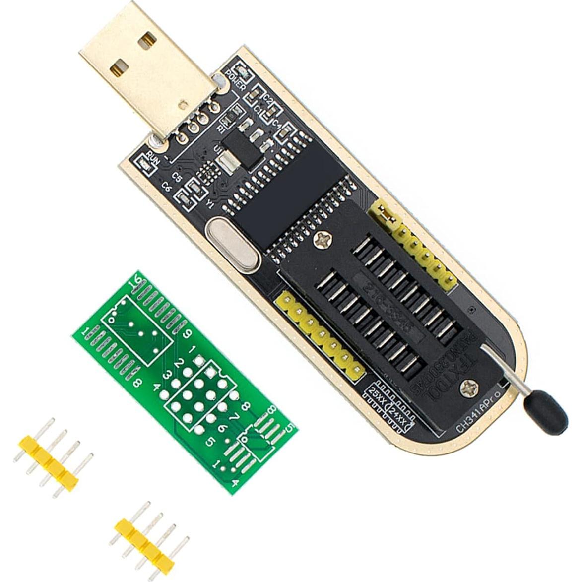 Programador USB CH341A con Clip de Prueba SOIC8 SOP8 para IC Flash
