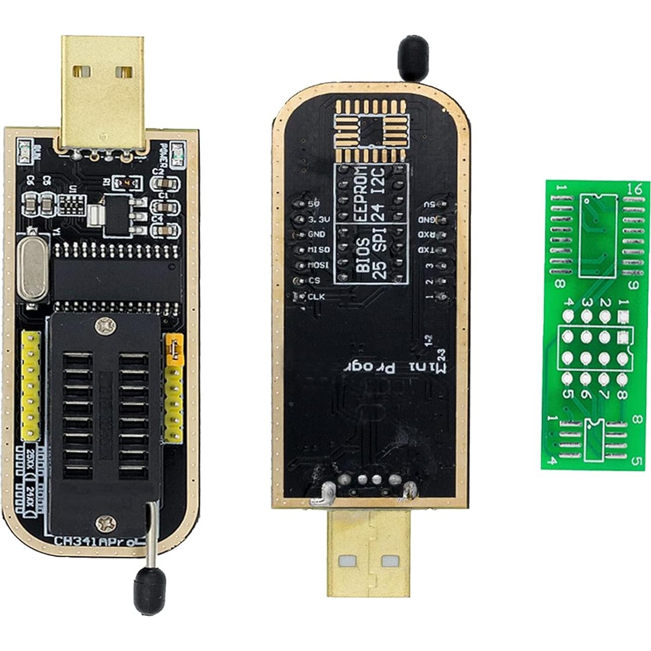 Programador USB CH341A con Clip de Prueba SOIC8 SOP8 para IC Flash