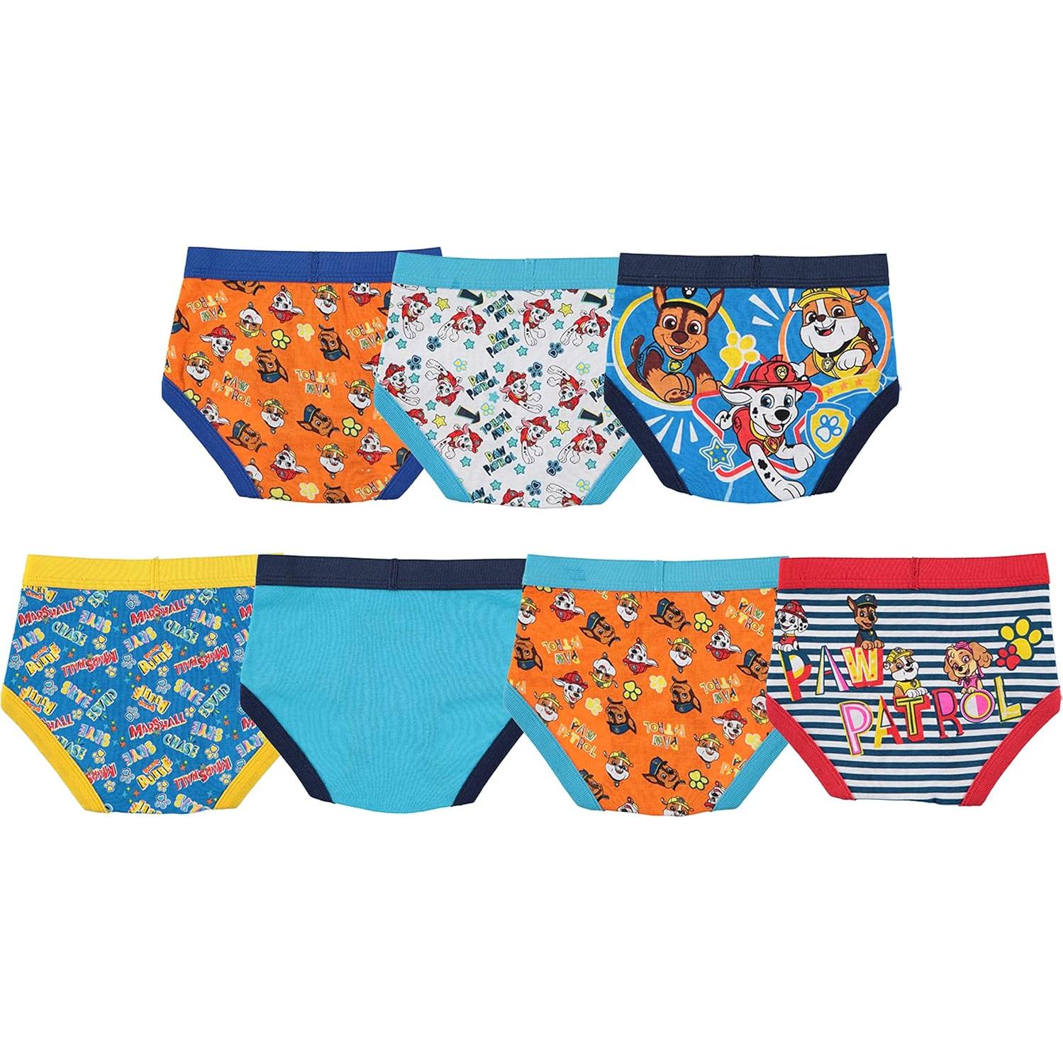 Ropa Interior Niños Paw Patrol 100% Algodón 2-3T 7 Piezas