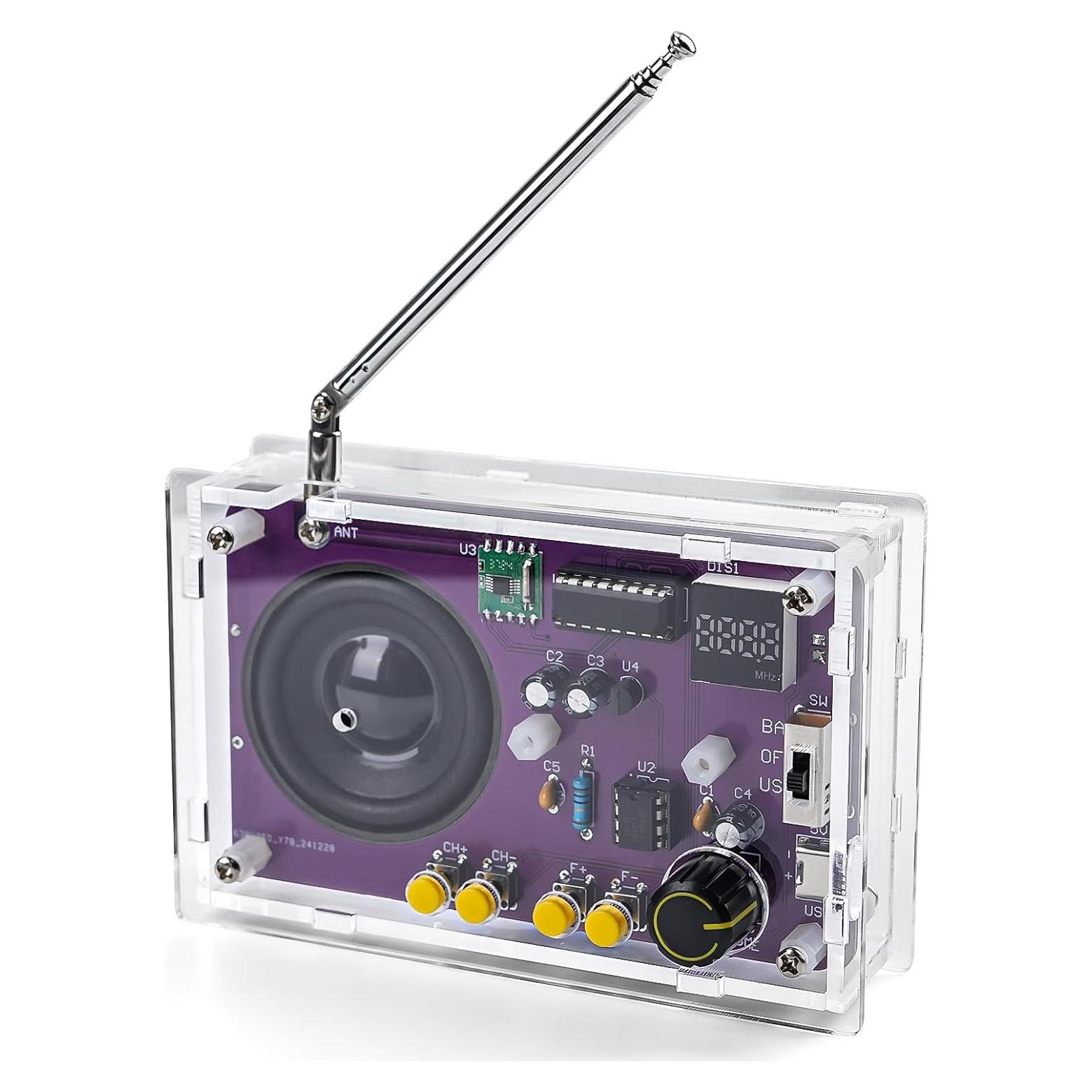 Kit de Soldadura de Radio FM LEPANDA XP-ShouYJ-01 con Altavoz