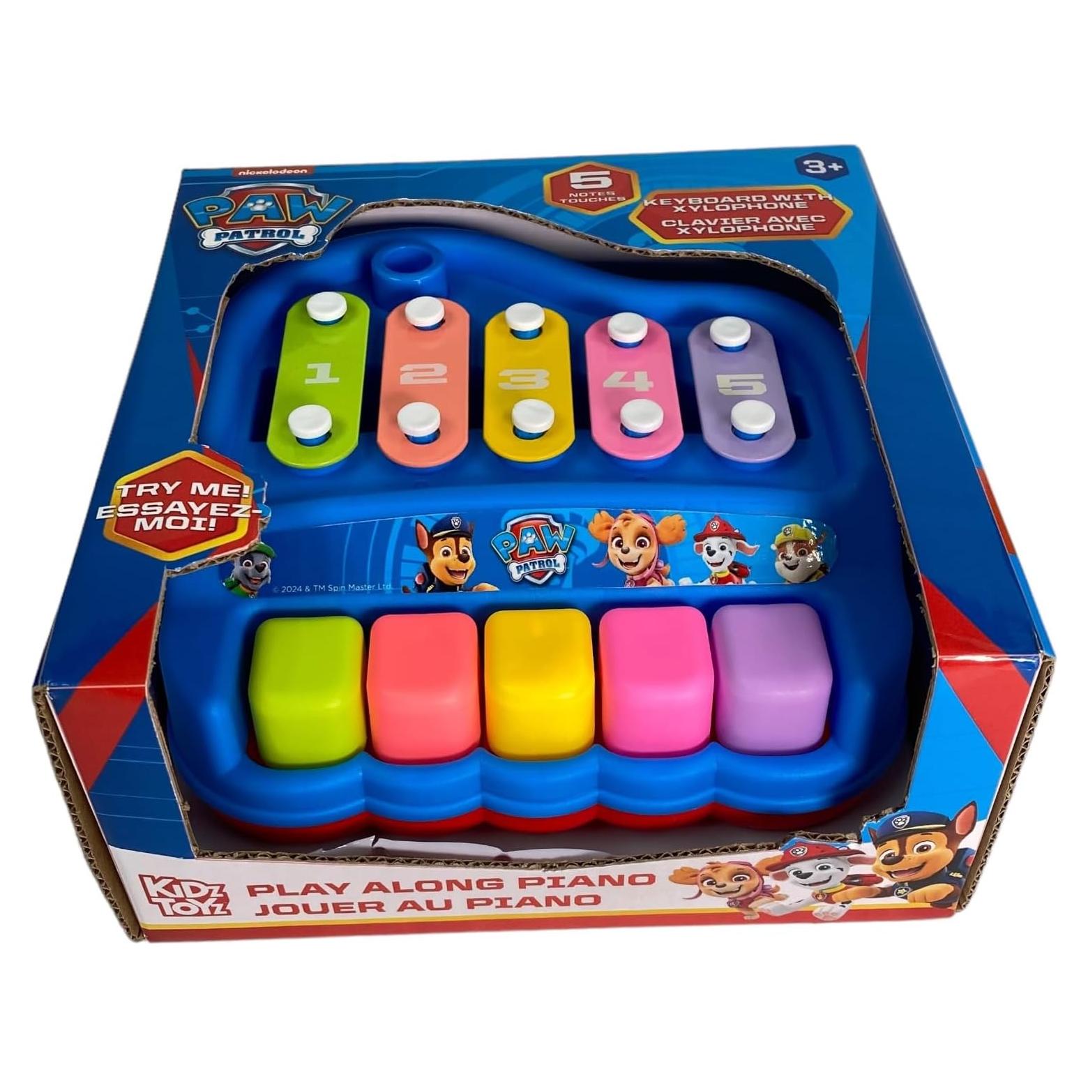 Piano y Xilófono Paw Patrol 2 en 1 para Niños 3+ Años