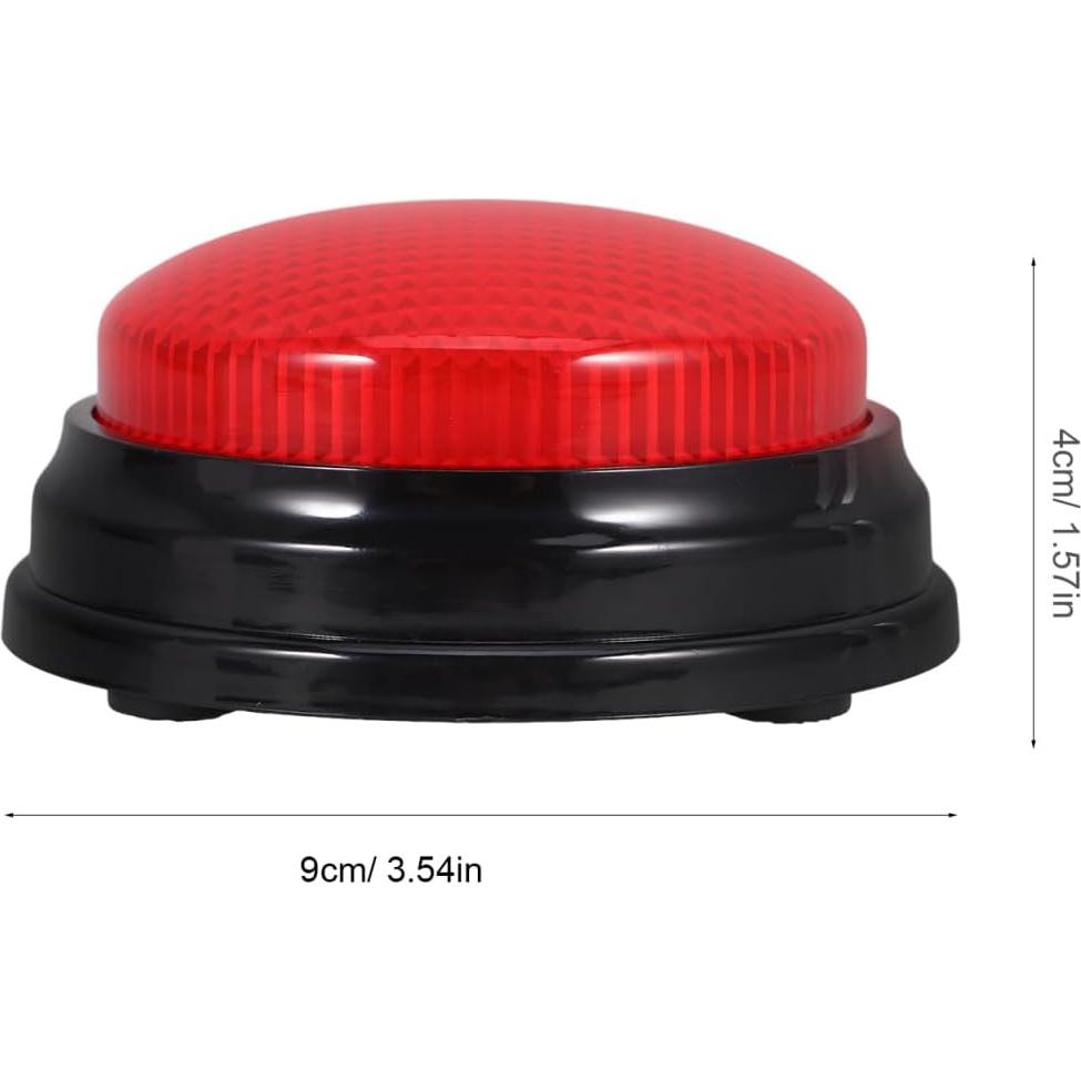 Zumbador de Juego DEARMAMY con Luz y Sonido - Rojo