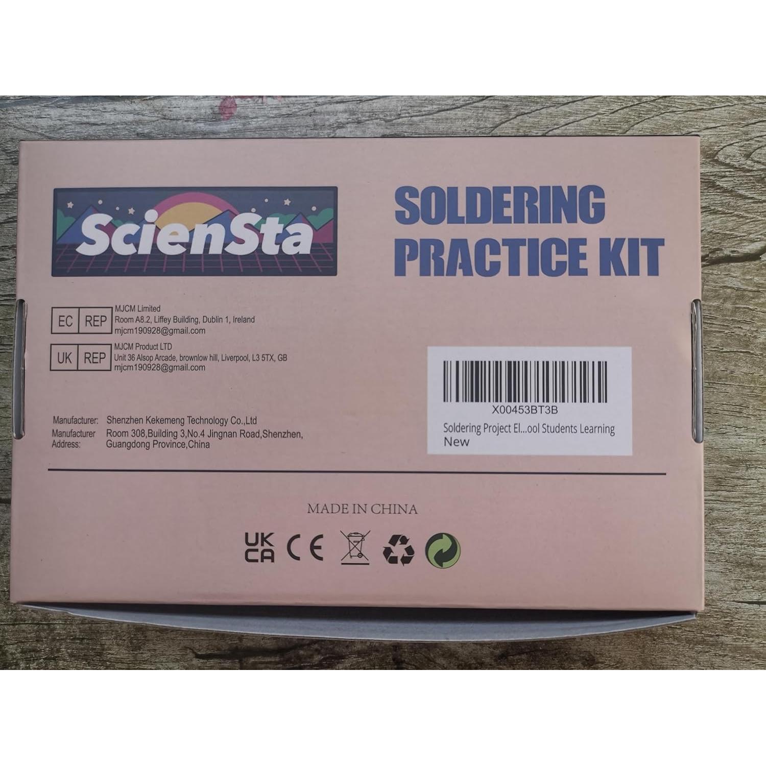 Kit de Soldadura Básico ScienSta DZ-01 para Educación STEM