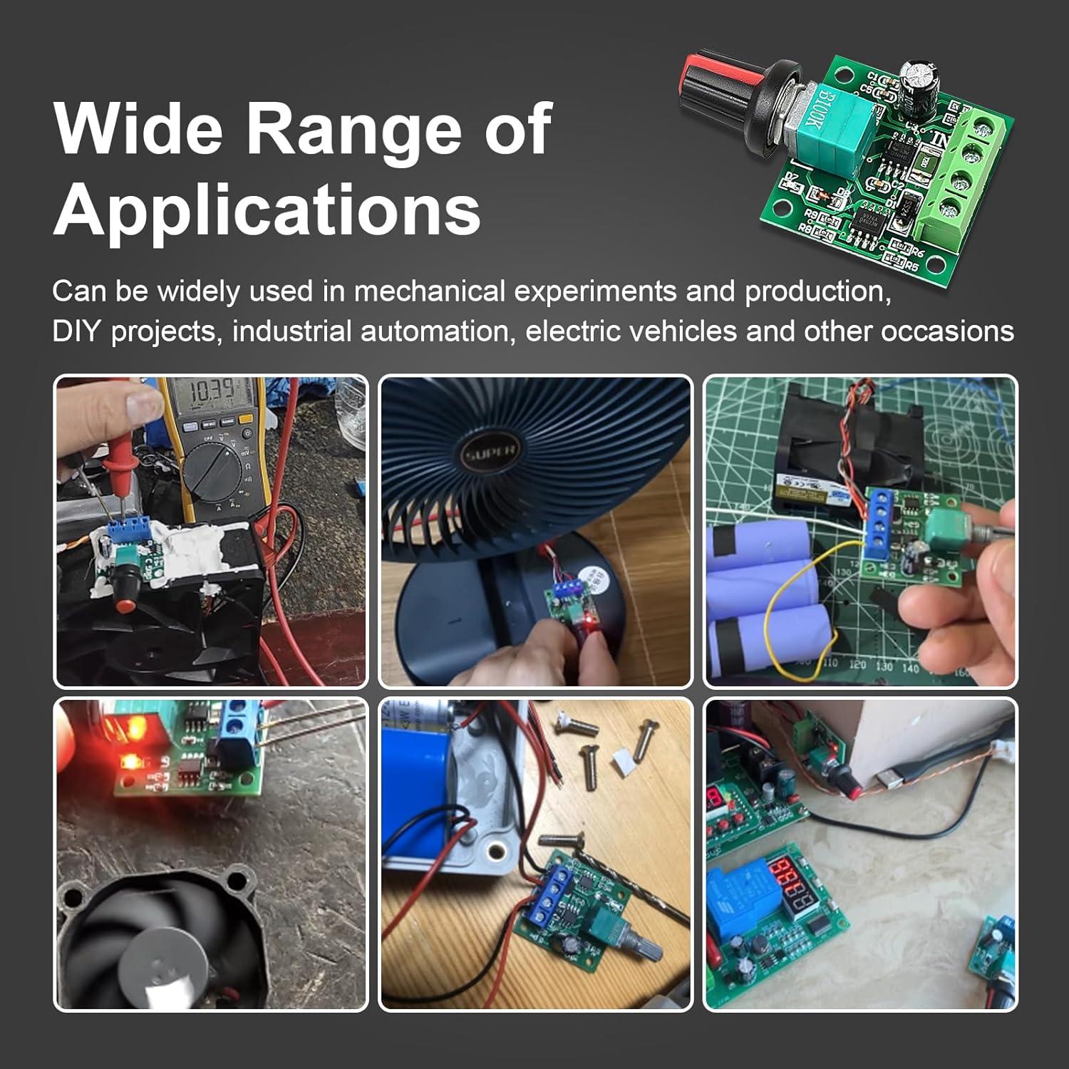 Controlador de Velocidad PWM Z.Hen 1.8V-12V 2A 30W - 2 Pcs