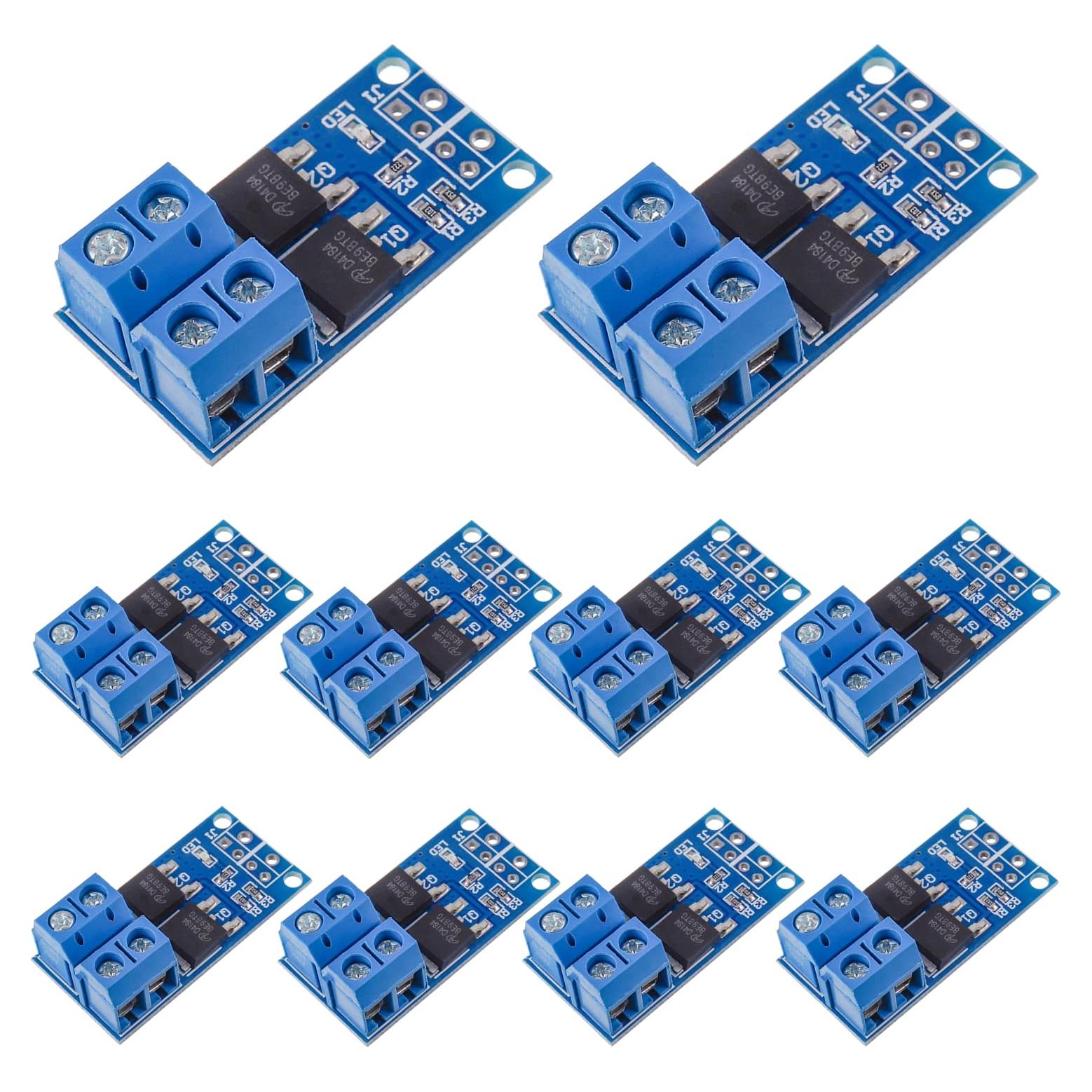 Controlador de Velocidad Motor DC EPLZON 15A 400W PWM 10 Piezas