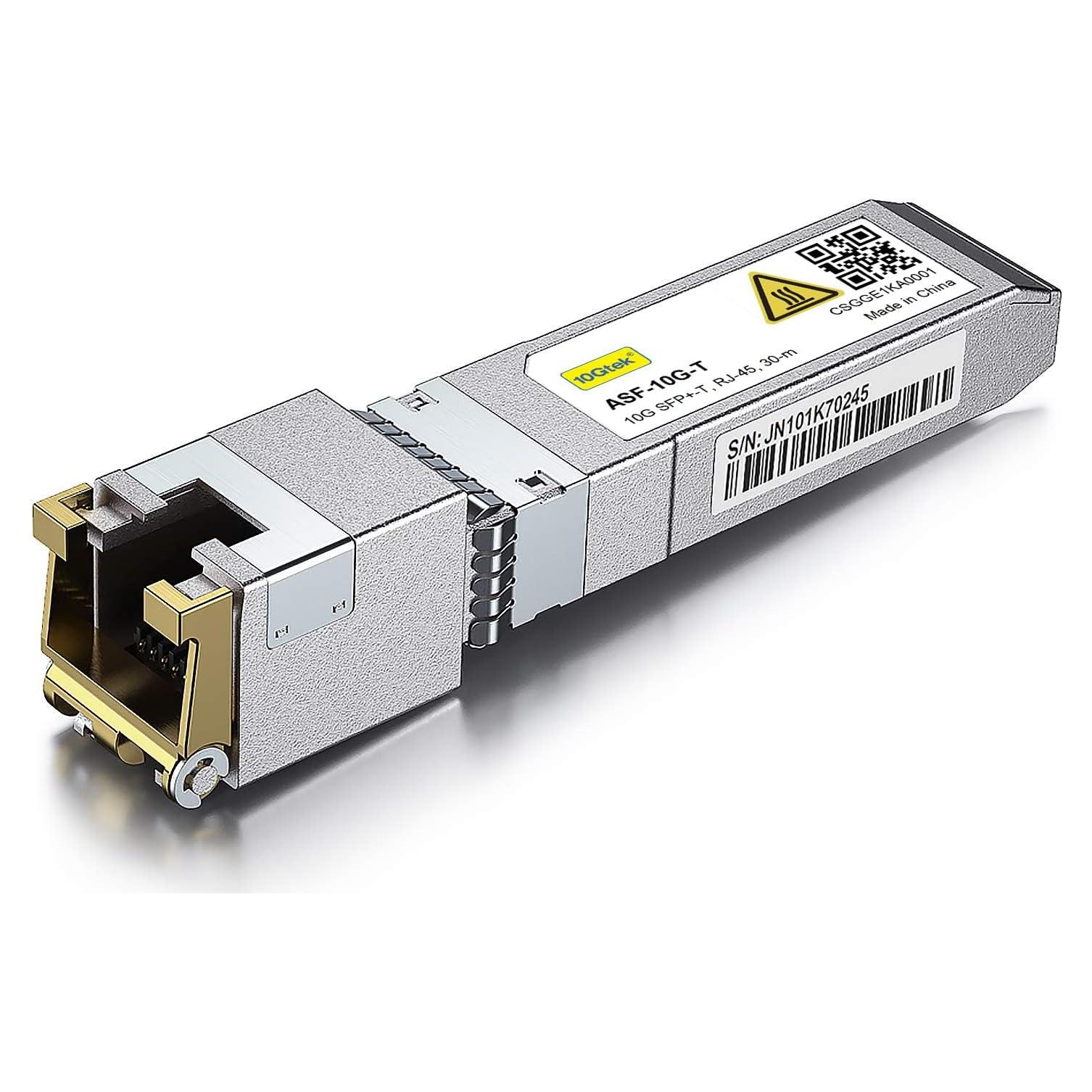 Transceptor 10GBase-T 10Gtek RJ-45 para HPE hasta 30m