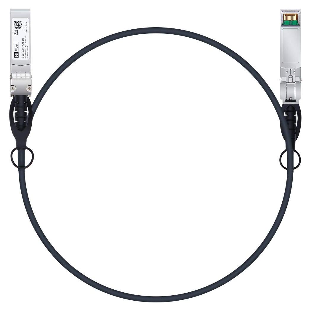 Cable DAC SFP+ 10G H!Fiber.com 1m Twinax Pasivo 10GBASE-CU