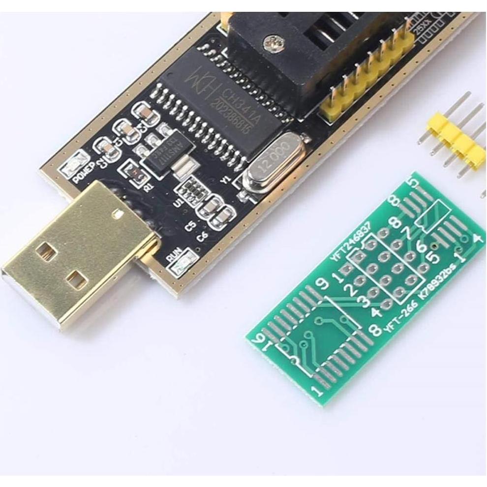 Programador USB CH341A para EEPROM y Flash SPI 5V-3.3V