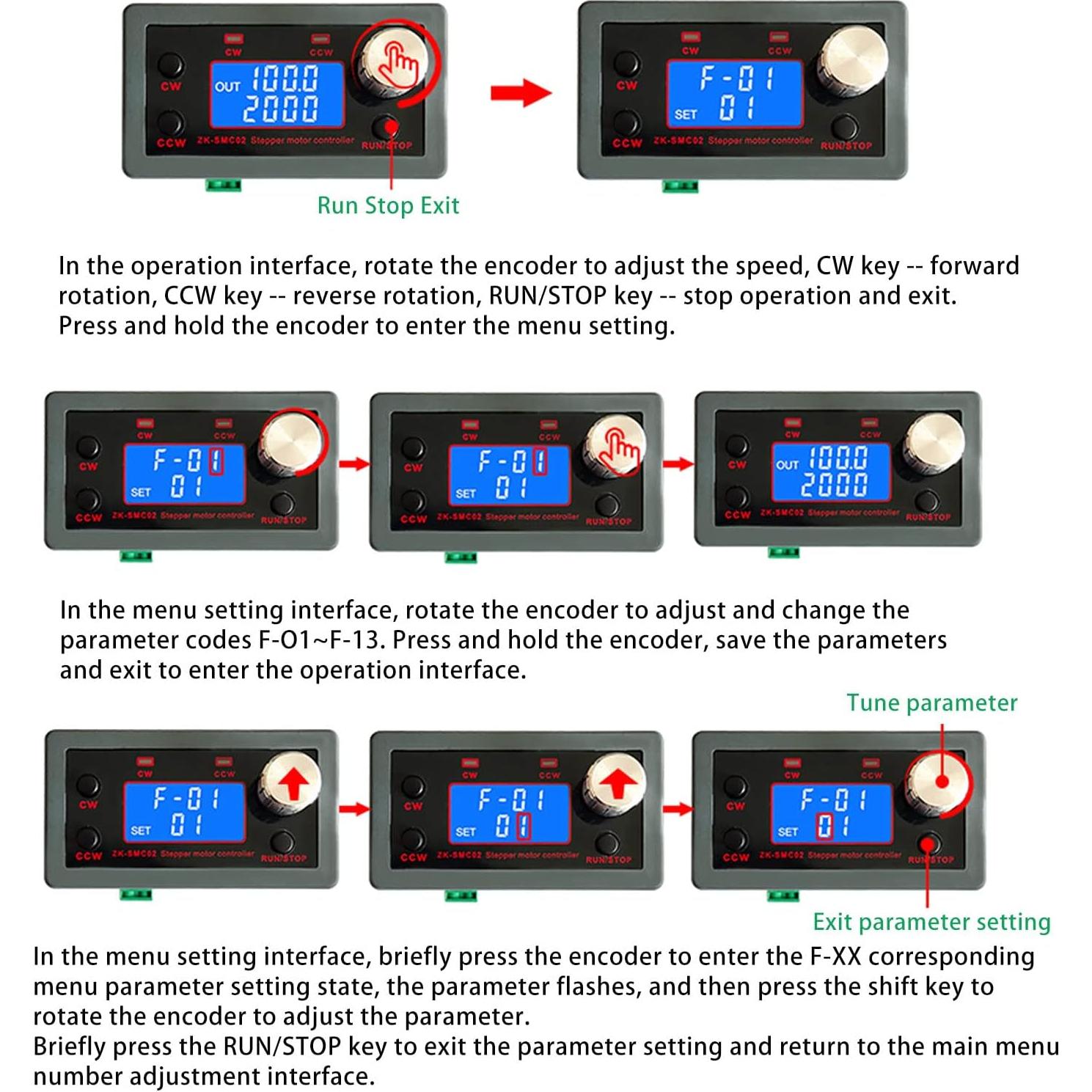 Controlador de Motor Paso a Paso Grandes Olas 5-30V 4A