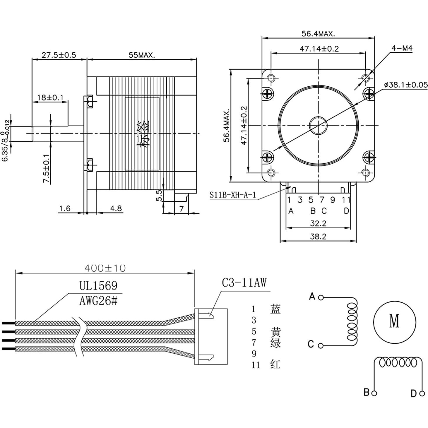 Kit CNC Twotrees con Motor Nema 23 y Controlador TB6600