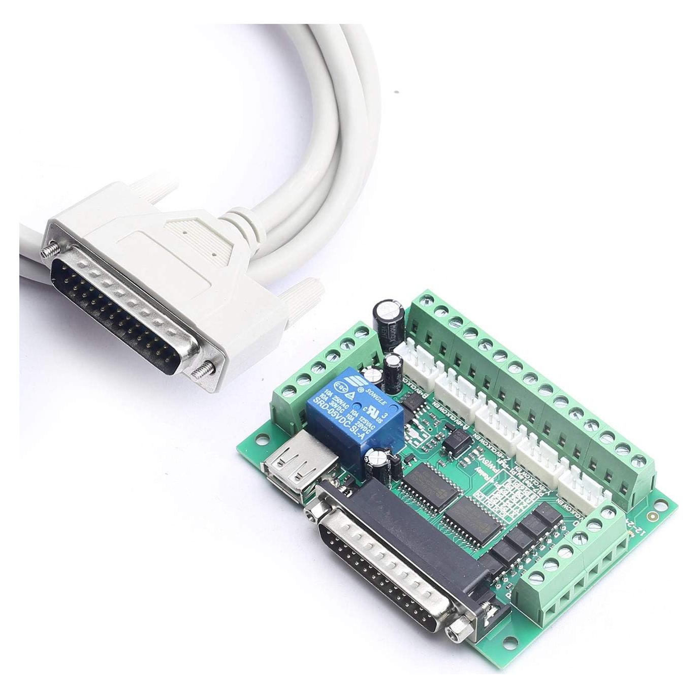Adaptador CNC 5 Ejes DEVMO USB para Mach3 y DB25