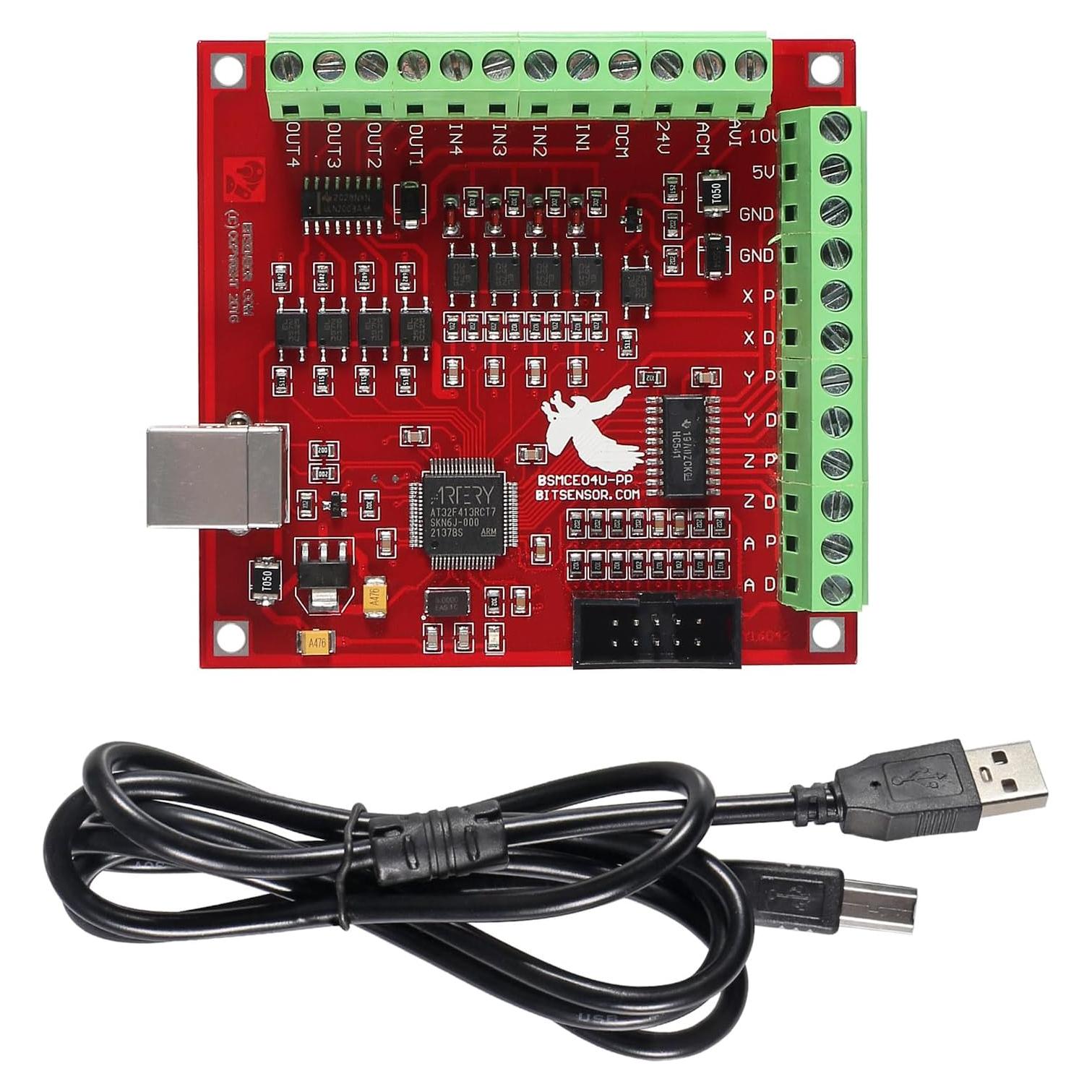 Controlador CNC USB DWEII Mach3 4 Ejes 100KHz para Motores