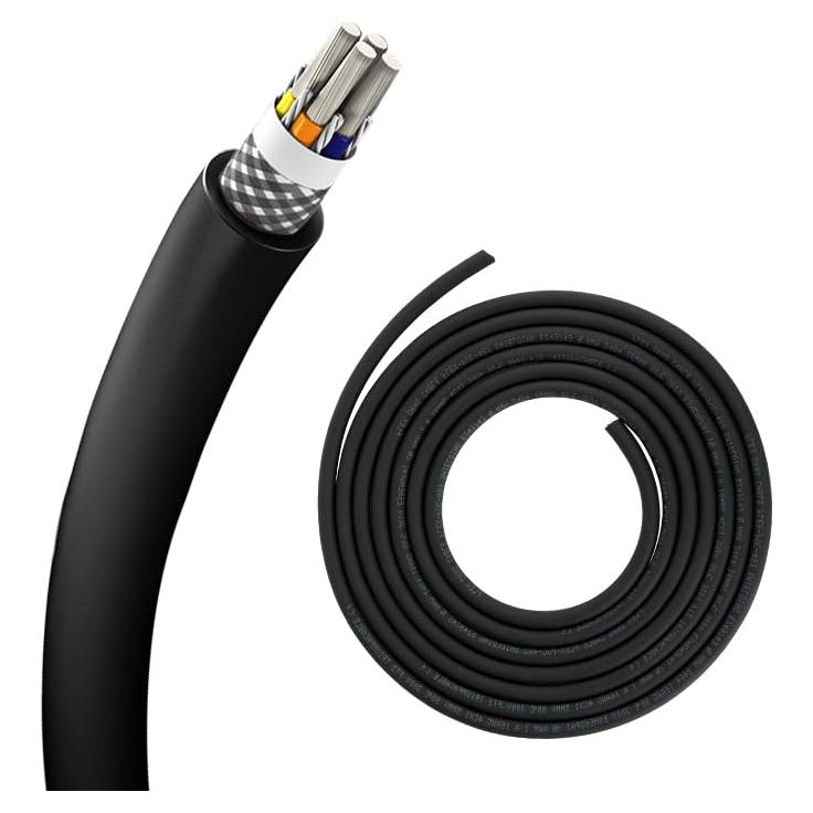 Cable CNC Blindado 18AWG 4 Núcleos 30.48m Cobre Estaño