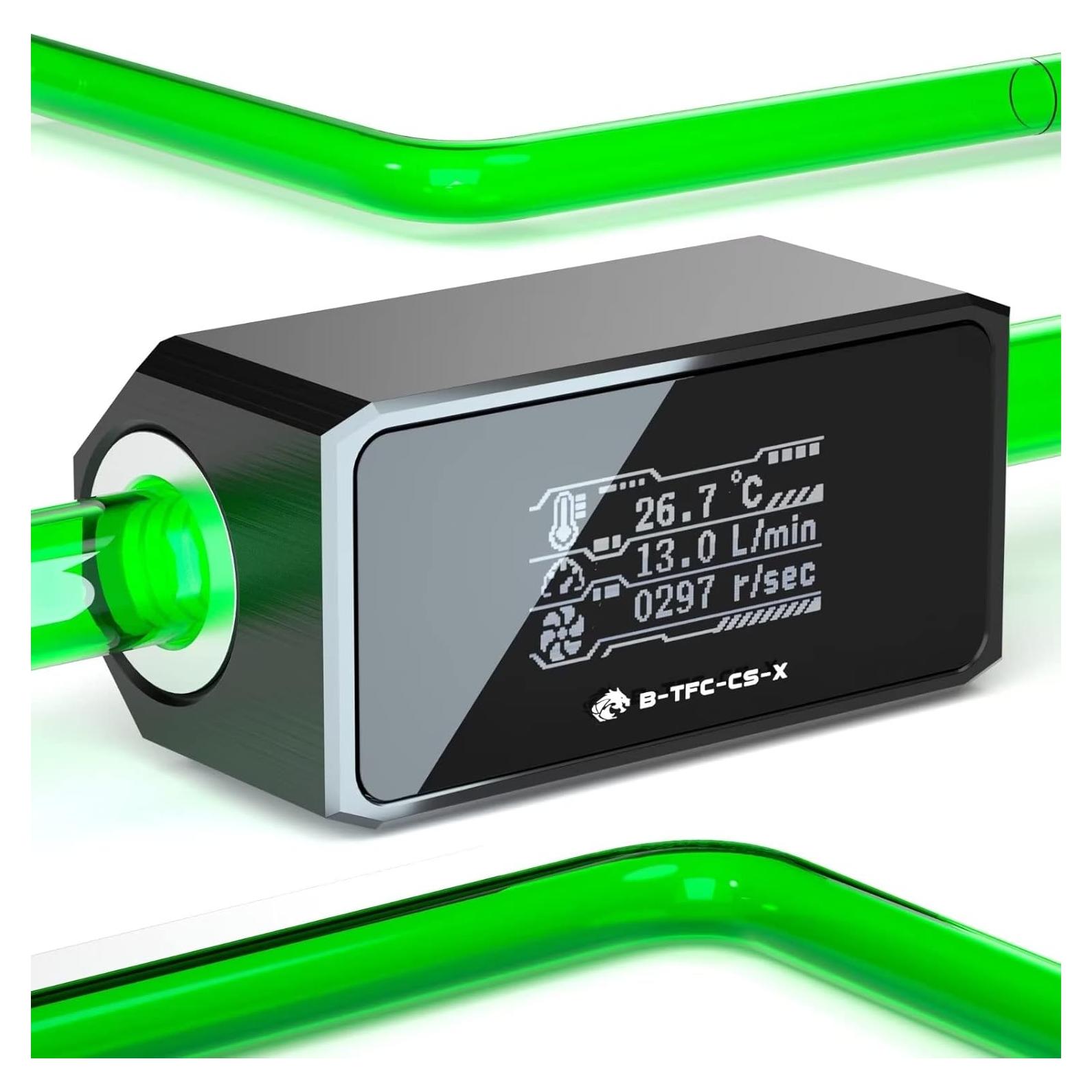 Termómetro de Flujo y Temperatura G1/4 OLED para PC