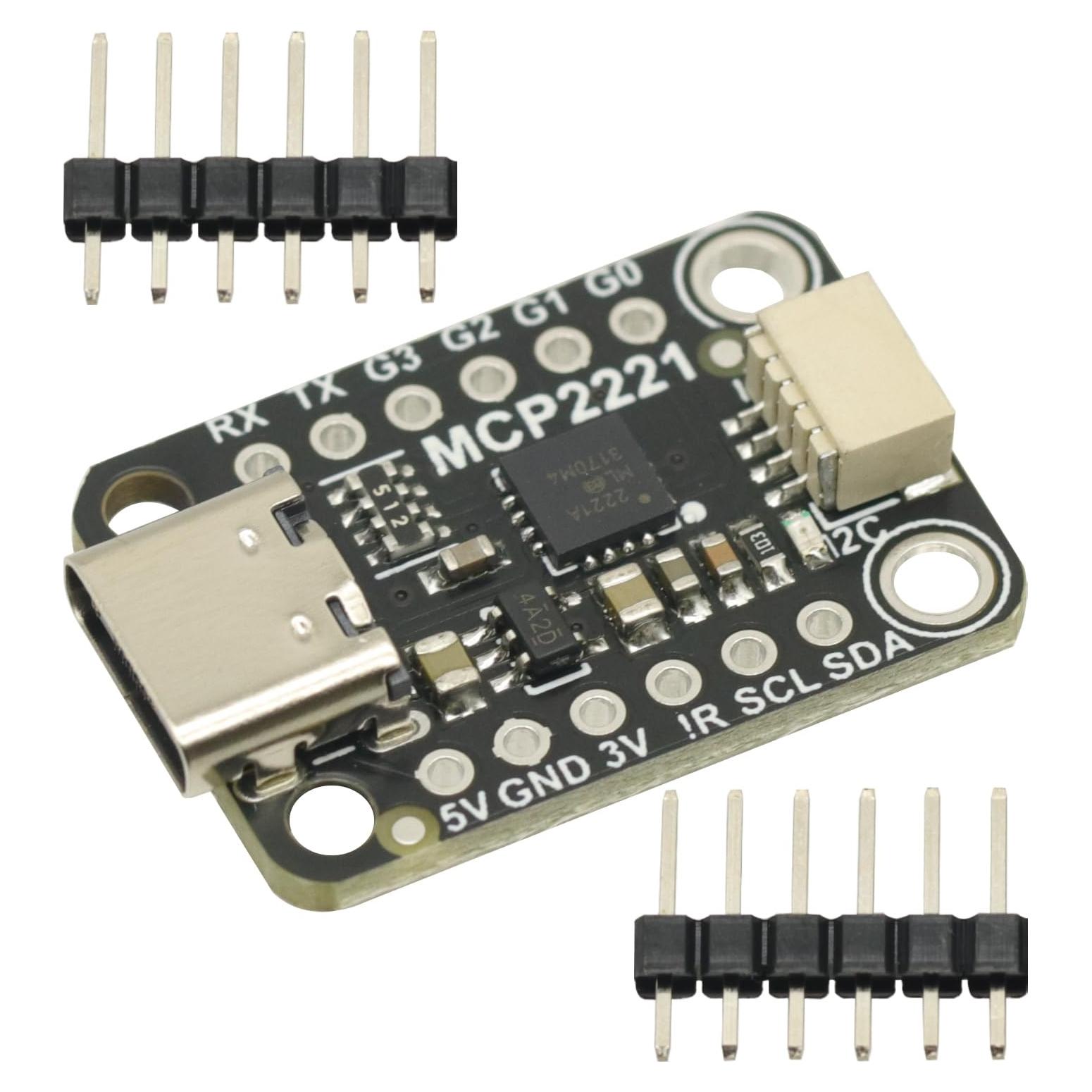Módulo MCP2221A USB a GPIO I2C 3V para Pantalla OLED