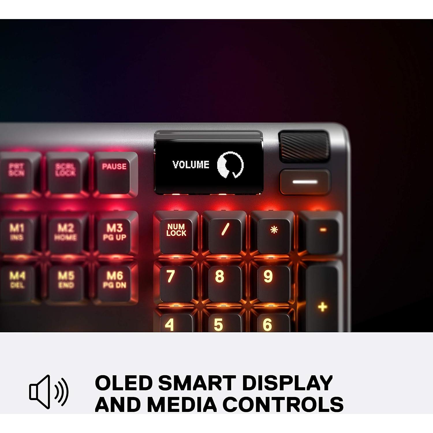 Teclado Mecánico Híbrido SteelSeries Apex 5 RGB USB