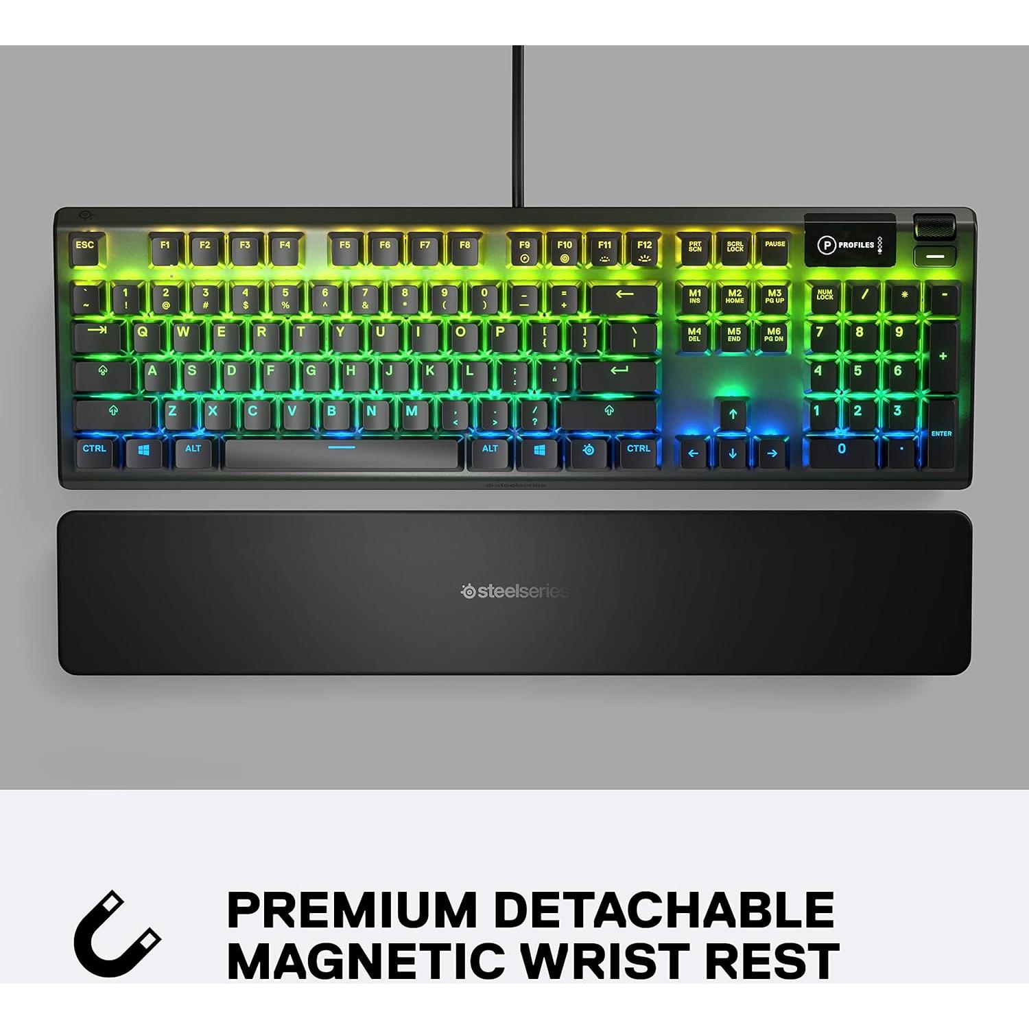 Teclado Mecánico Híbrido SteelSeries Apex 5 RGB USB
