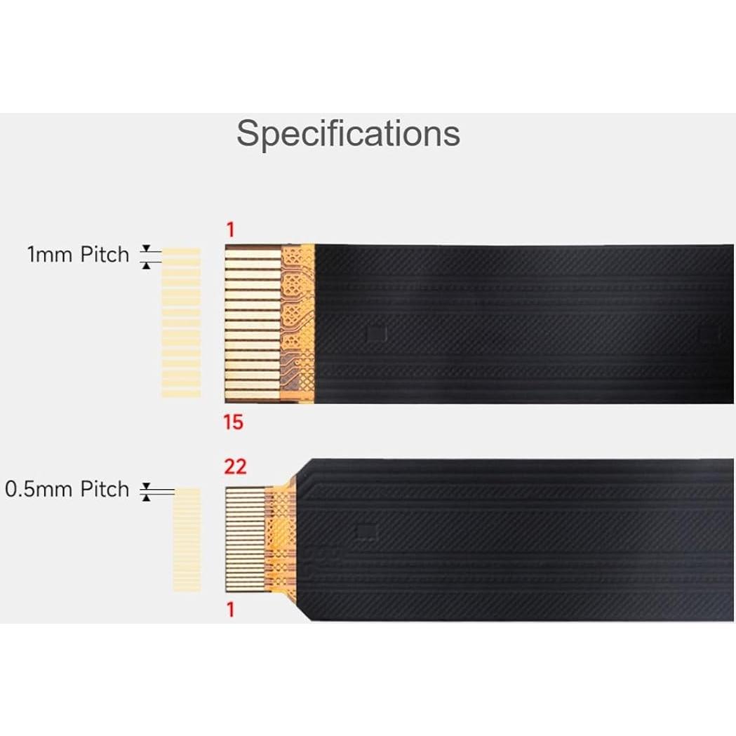 Cable flexible CSI FPC Waveshare para Raspberry Pi 5 300mm