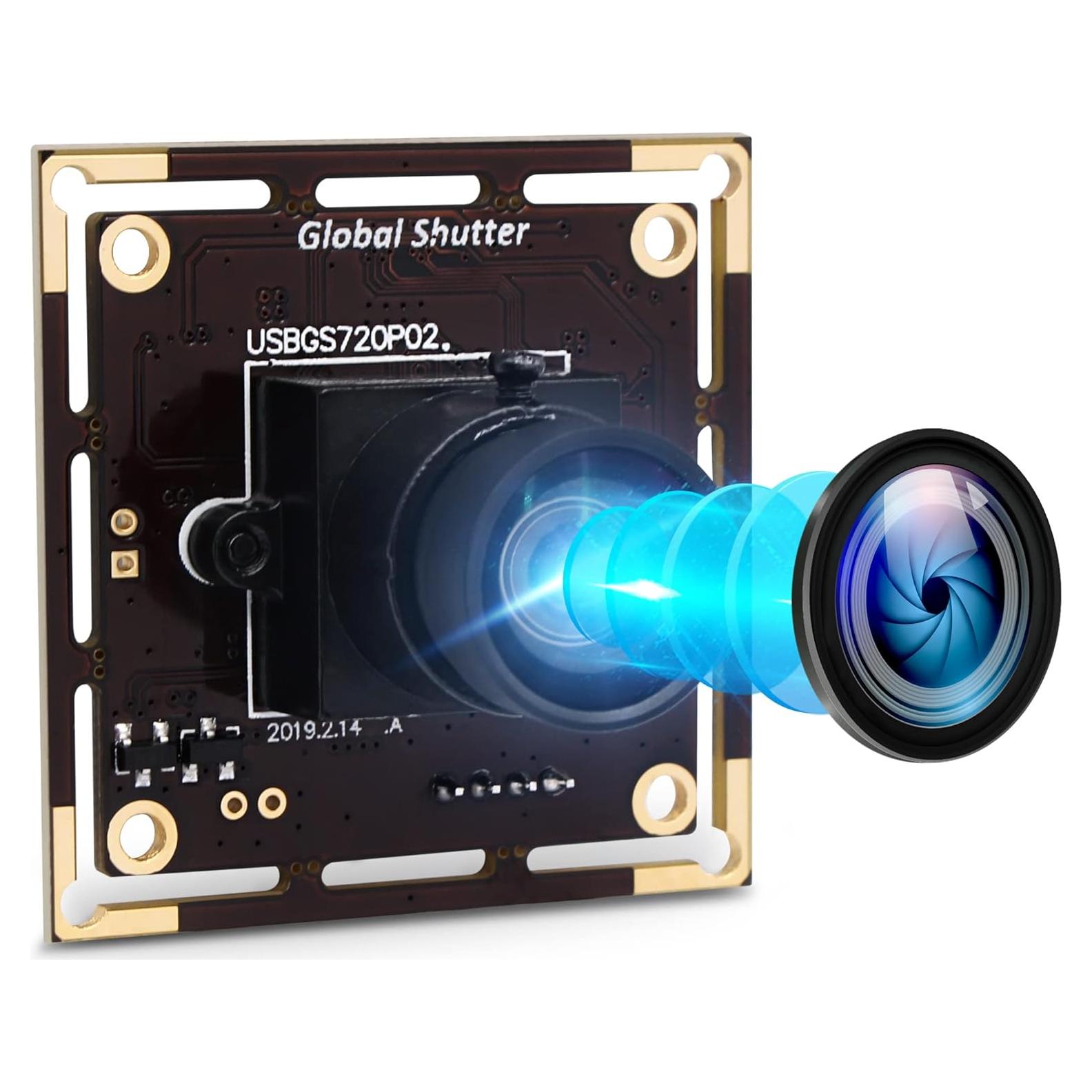 Cámara USB IFWATER 720P Obturador Global 60fps Lente 100°