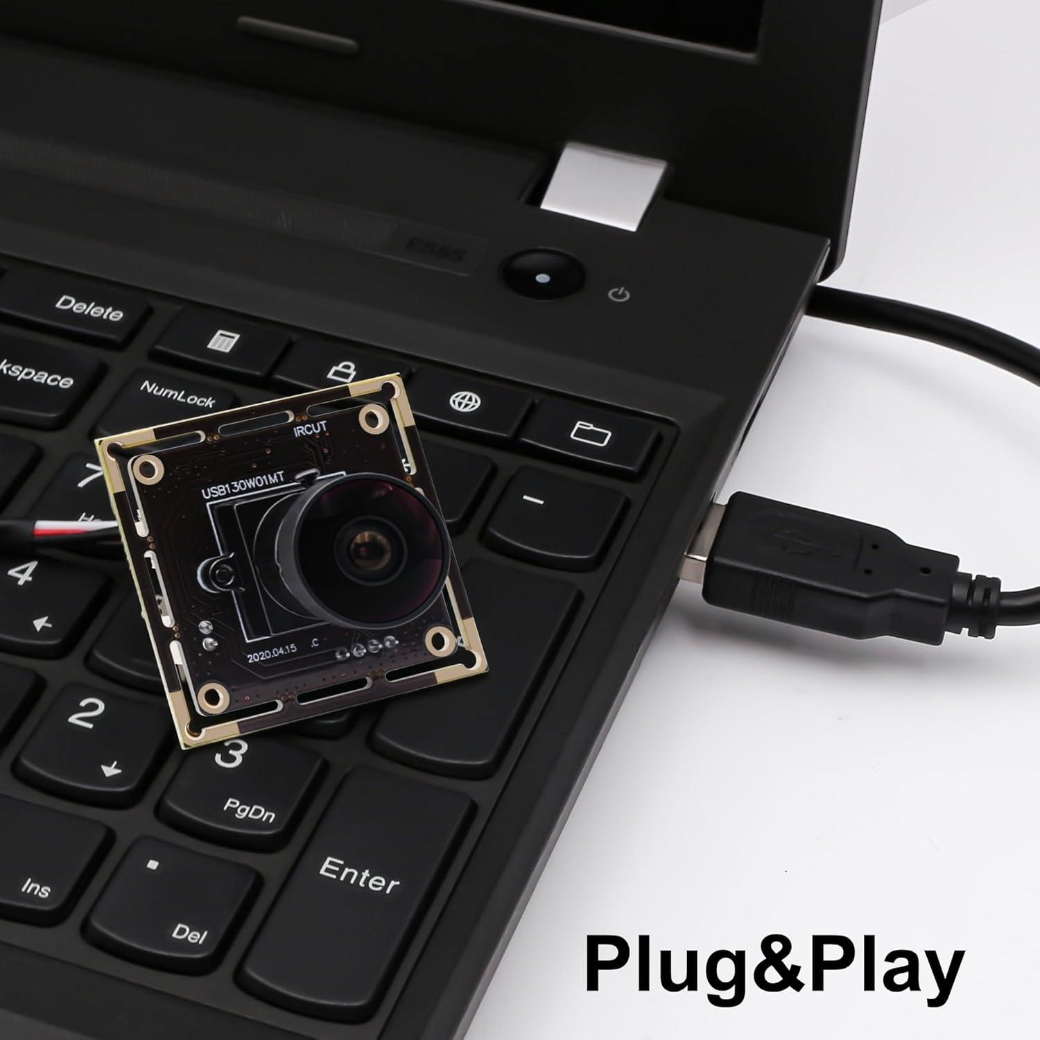 Cámara USB MMLove 1.3MP Full HD 960P Lente Ojo de Pez 170°