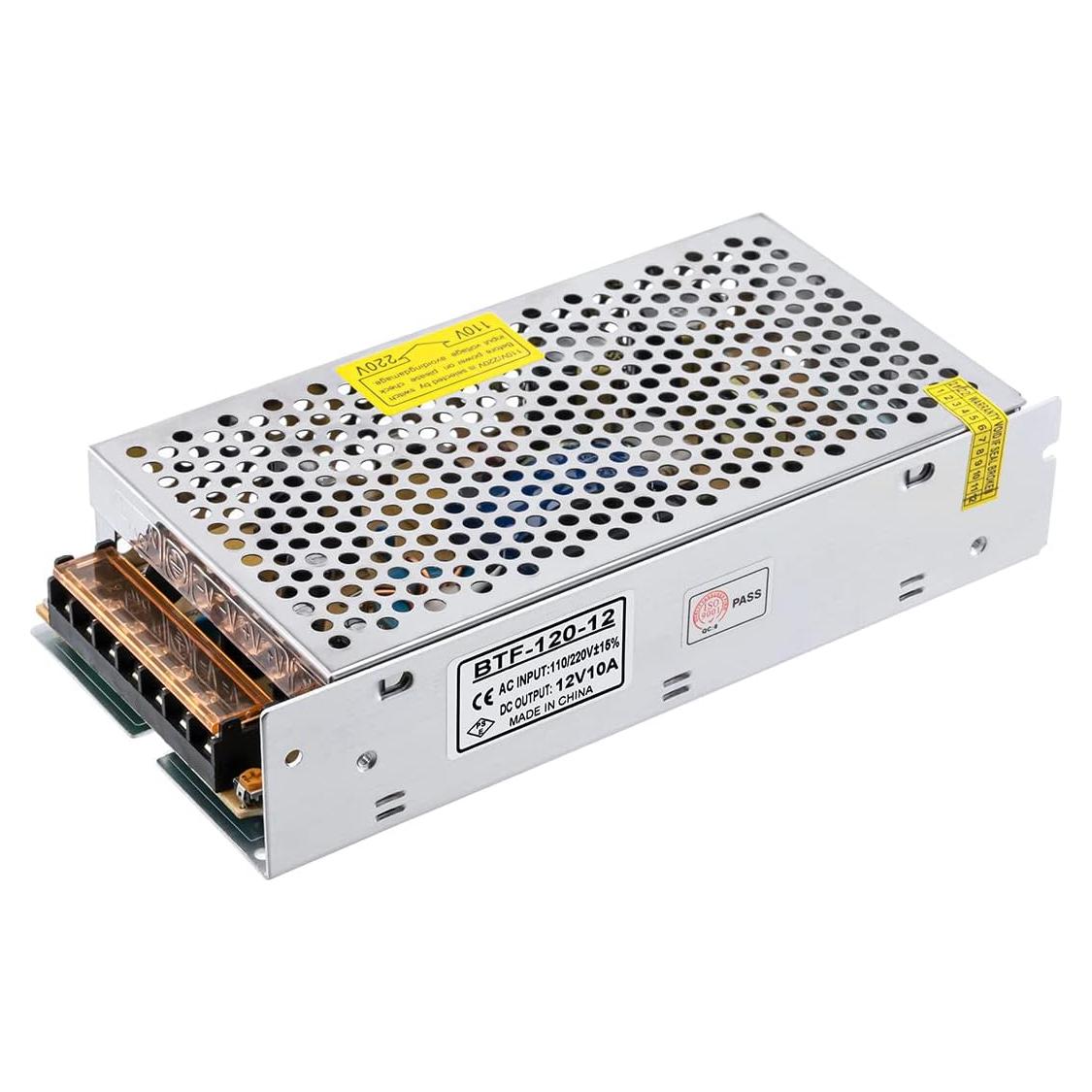 Fuente de Alimentación BTF-LIGHTING 12V 10A 120W para LED