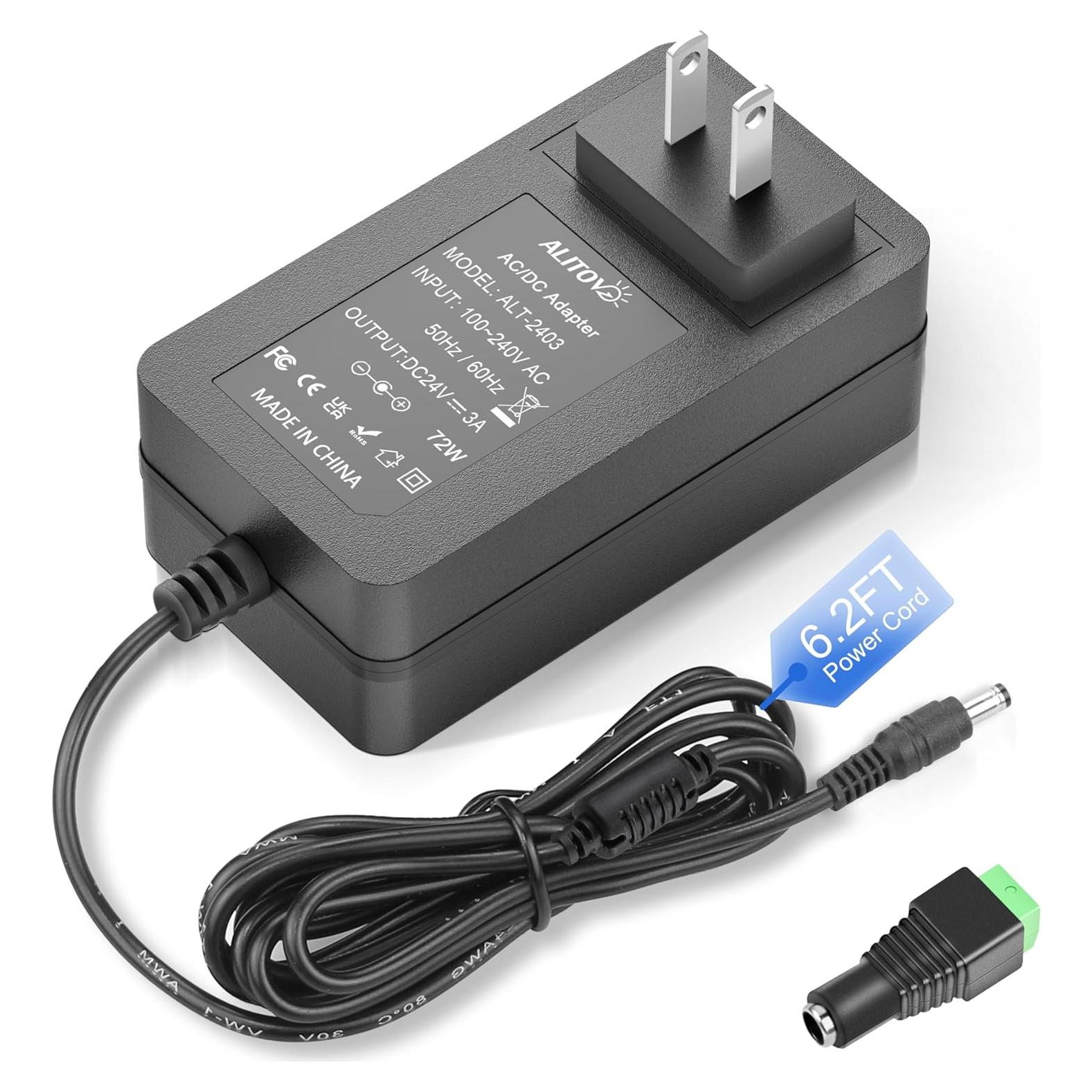 Fuente de Alimentación 24V 3A ALITOVE Adaptador 72W DC