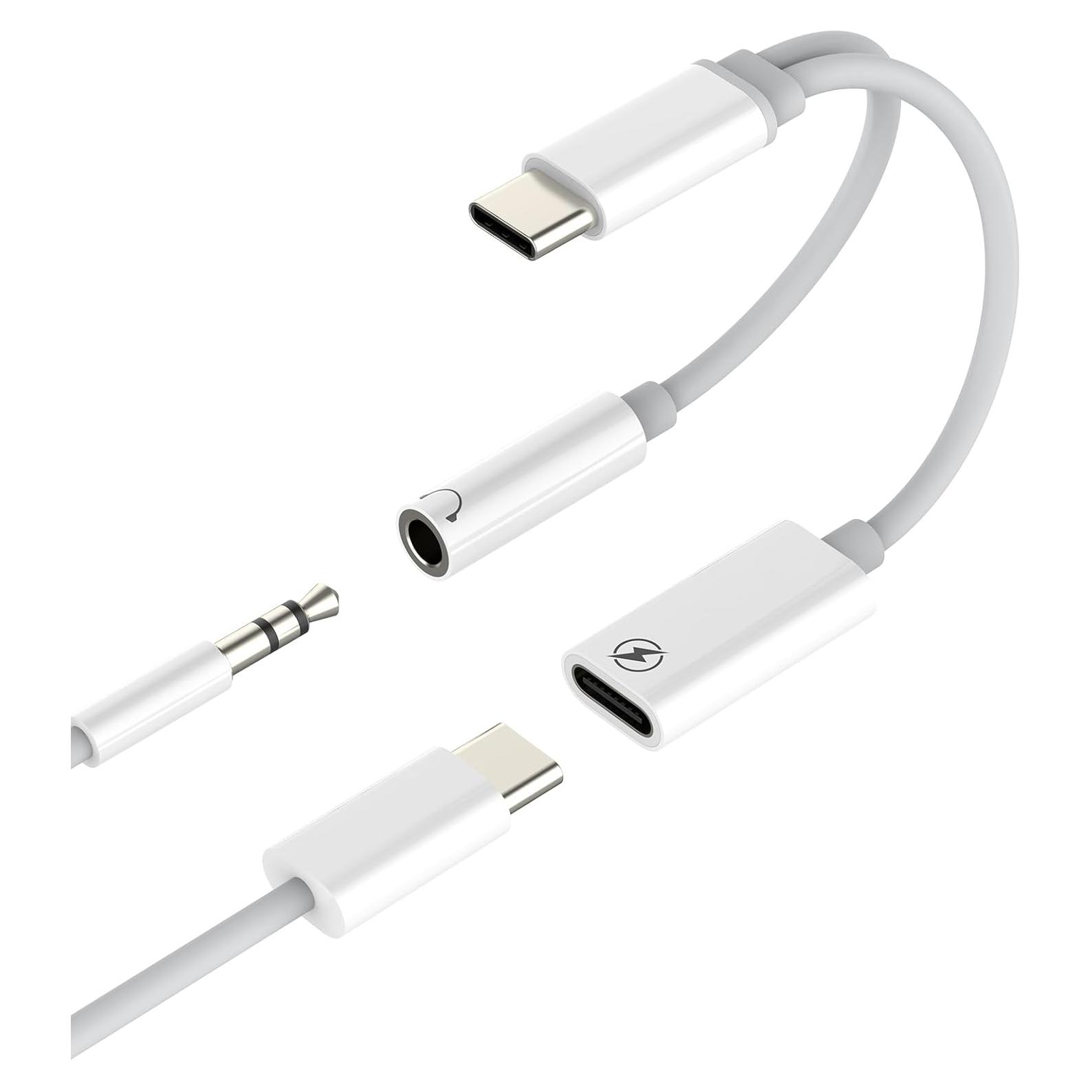 Adaptador USB C a 3.5mm 2 en 1 Zoyuzan - Audio y Carga