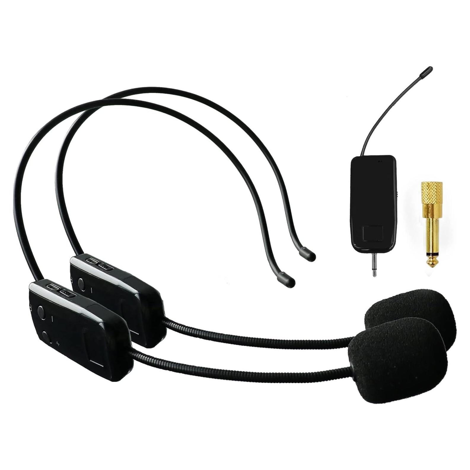 Sistema de Micrófono Inalámbrico 2.4G MICVISTA para 2 Personas