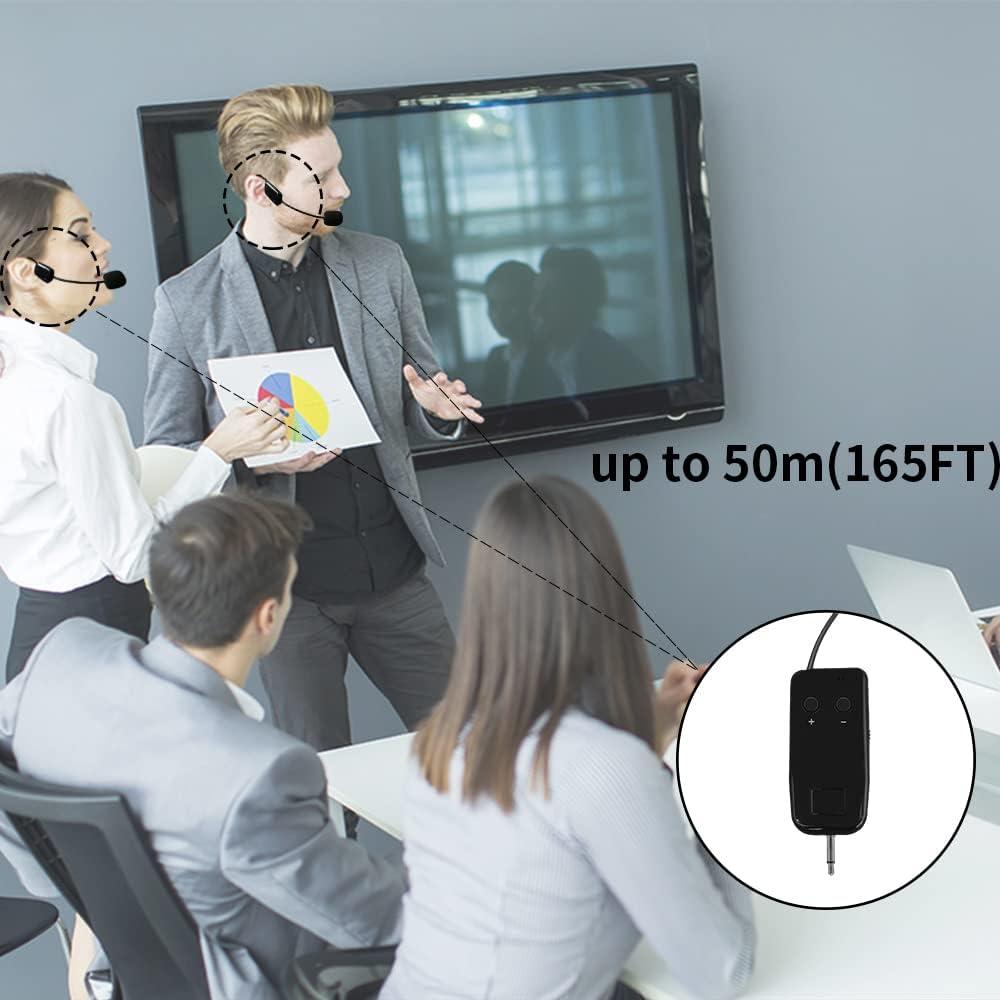 Sistema de Micrófono Inalámbrico 2.4G MICVISTA para 2 Personas