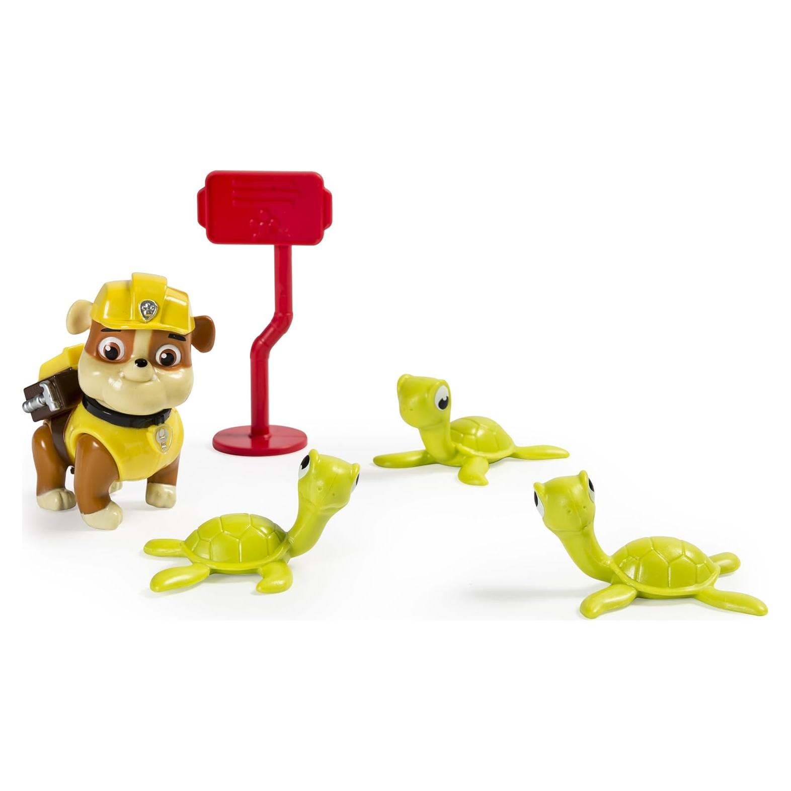 Conjunto de Rescate Rubble Paw Patrol con Tortugas