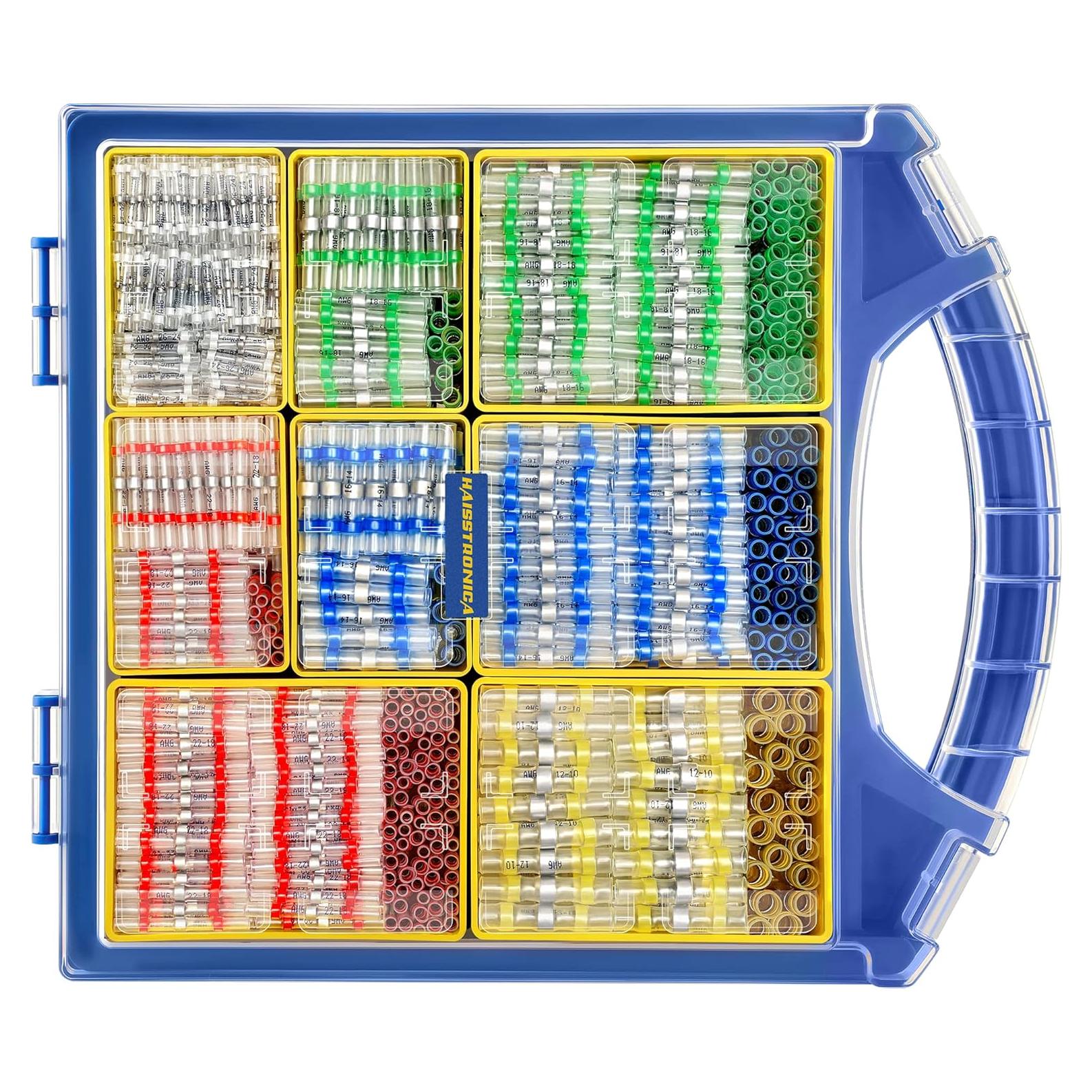 Kit de Conectores de Cable Haisstronica 1000PCS AWG 26-10