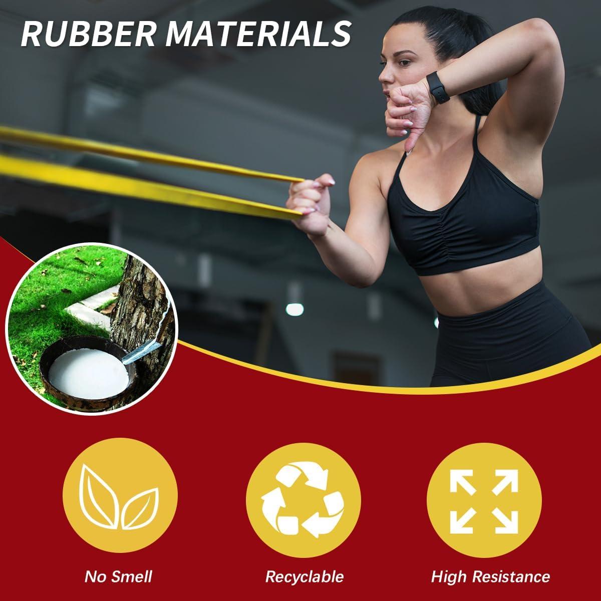 Bandas de Resistencia WHATAFIT 5 Niveles para Ejercicio