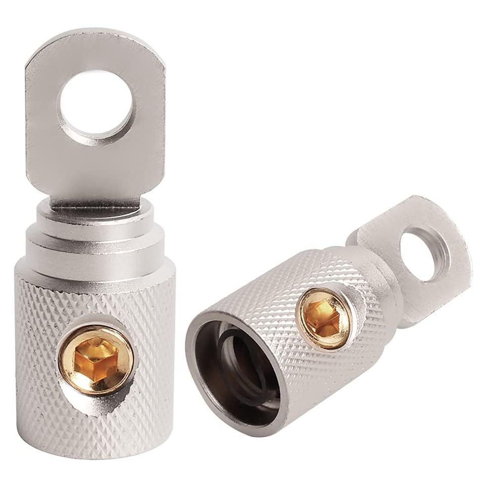 Terminales de Anillo de Batería KUNPENGPARTS 0 Gauge 2 Pcs