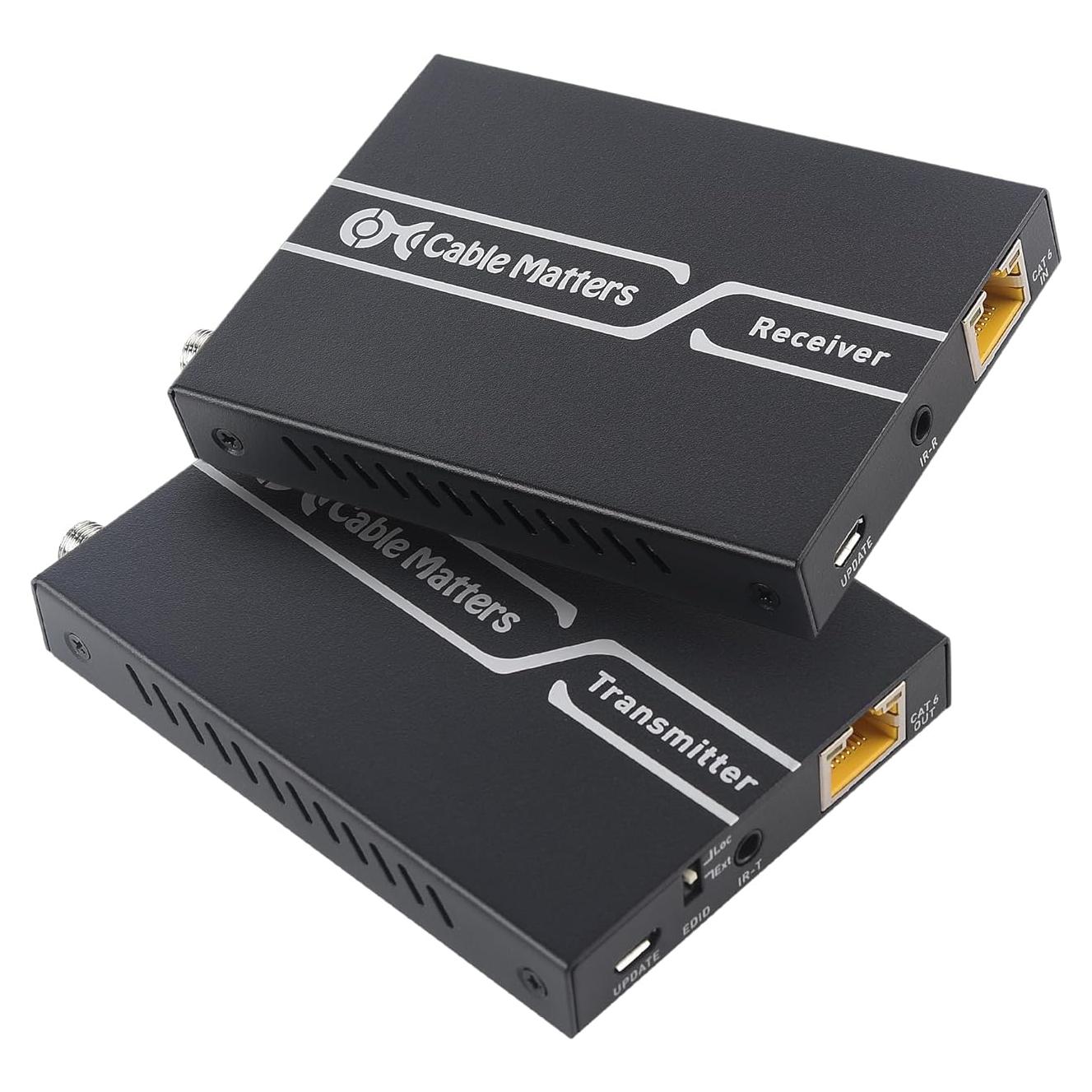 Extensor HDMI 4K Cable Matters 60m con HDR y Soporte IR