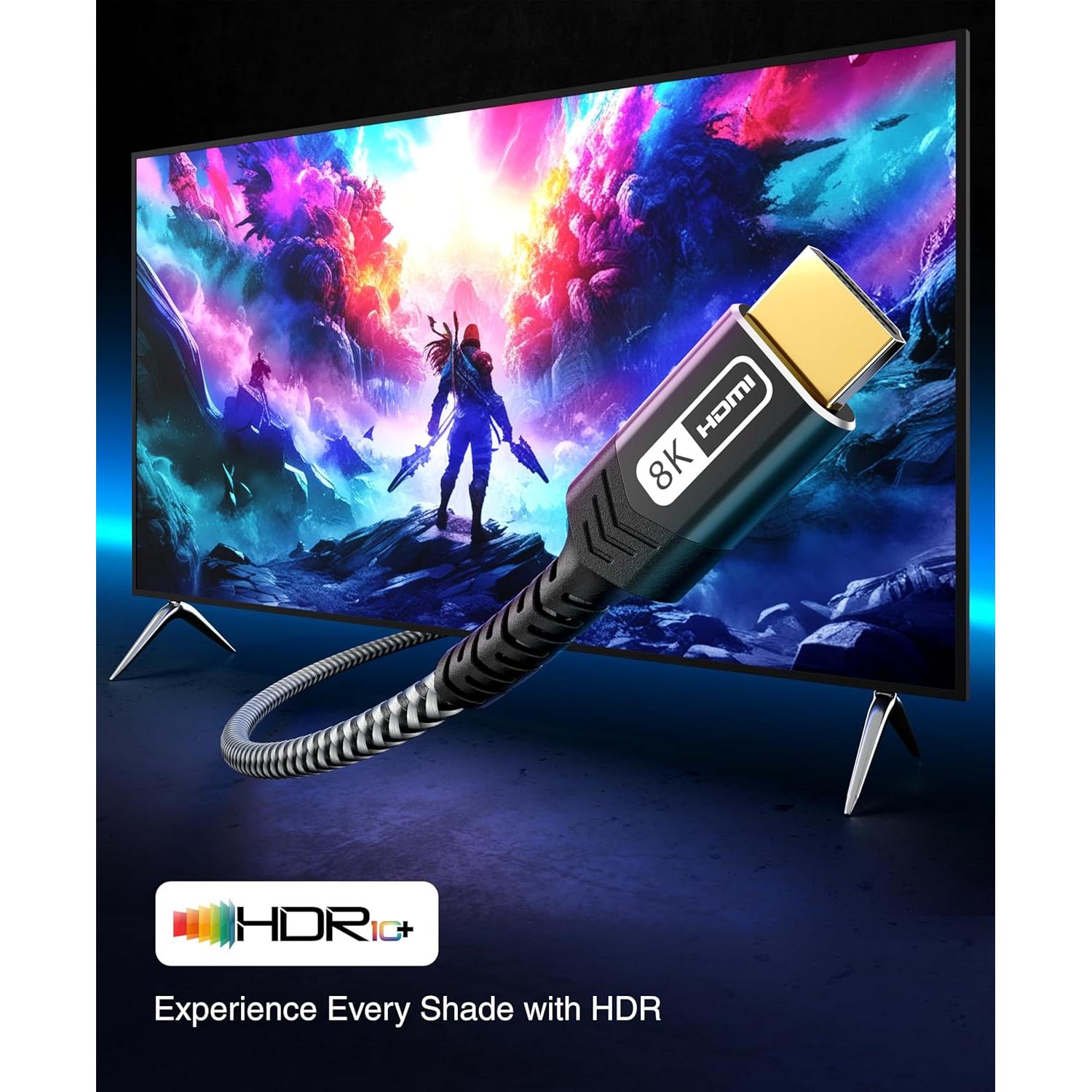 Cable HDMI BlueRigger 8K 1.83M Alta Velocidad 48Gbps