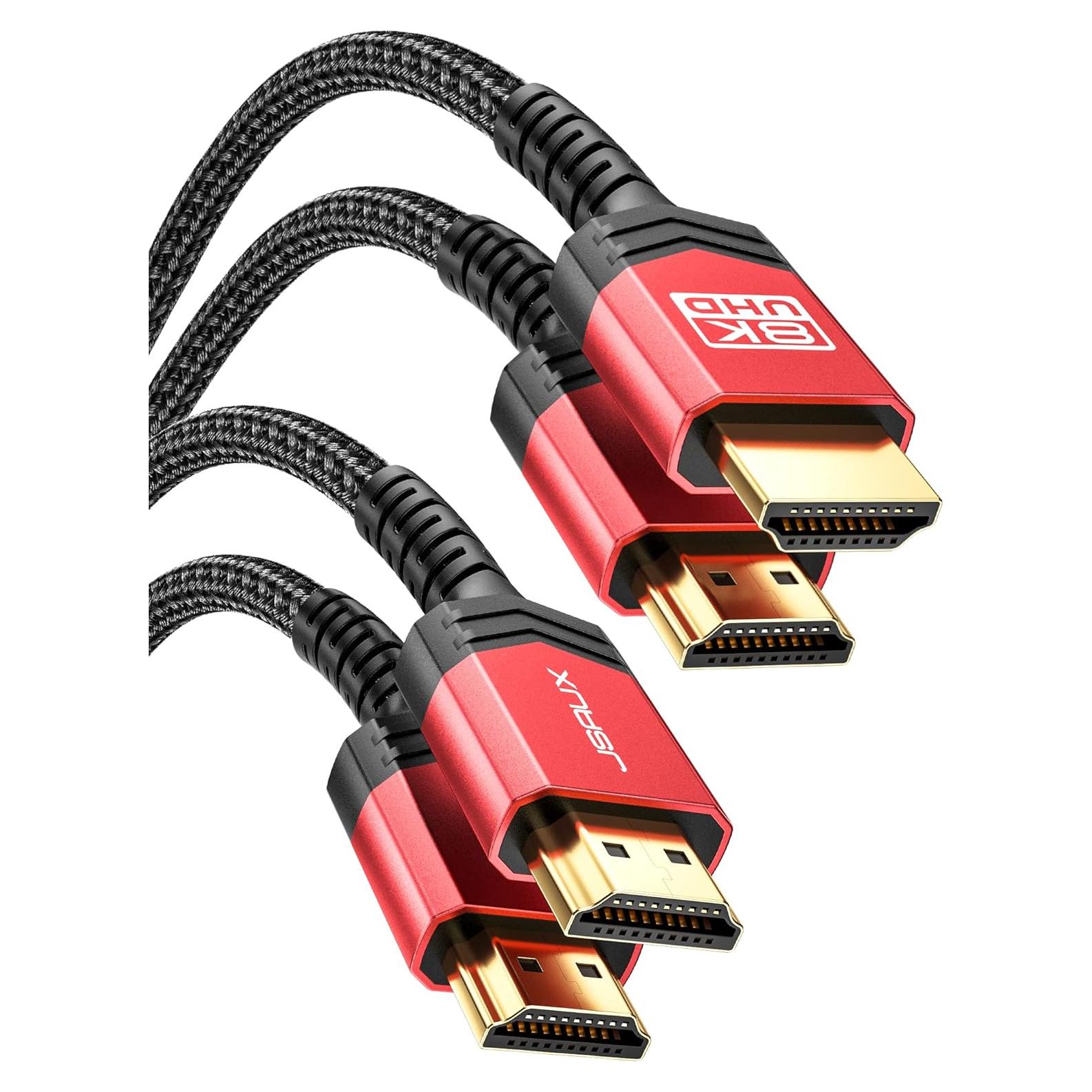 Cable HDMI JSAUX 2.1 1.83m 48Gbps 8K 4K Compatible PS5/Xbox