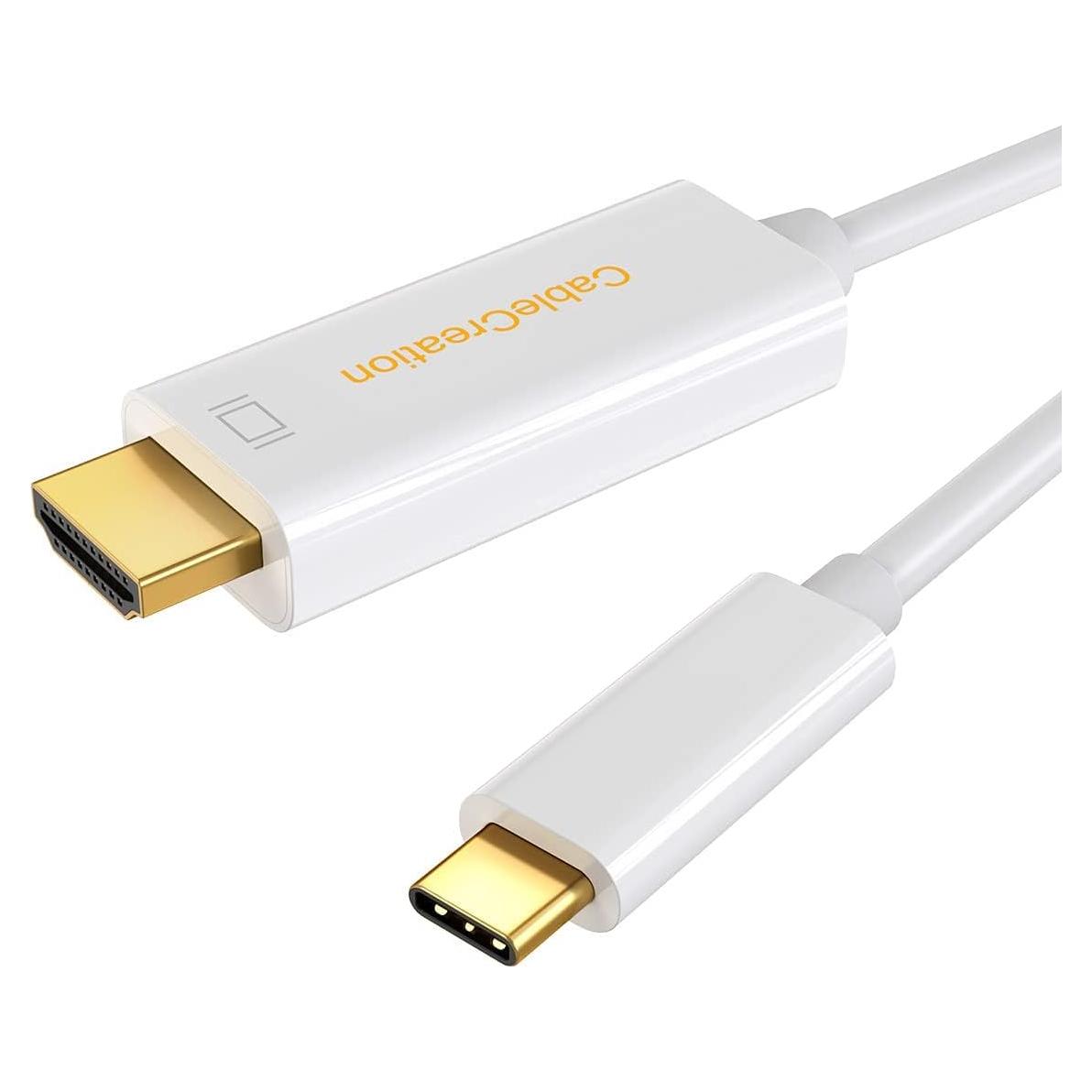 Cable USB C a HDMI 1.83m CableCreation 4K@60Hz Compatible
