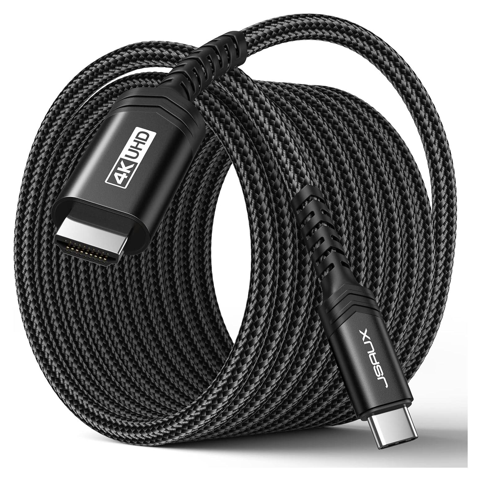 Cable USB C a HDMI 2.0 JSAUX 2m 4K@60Hz Compatible