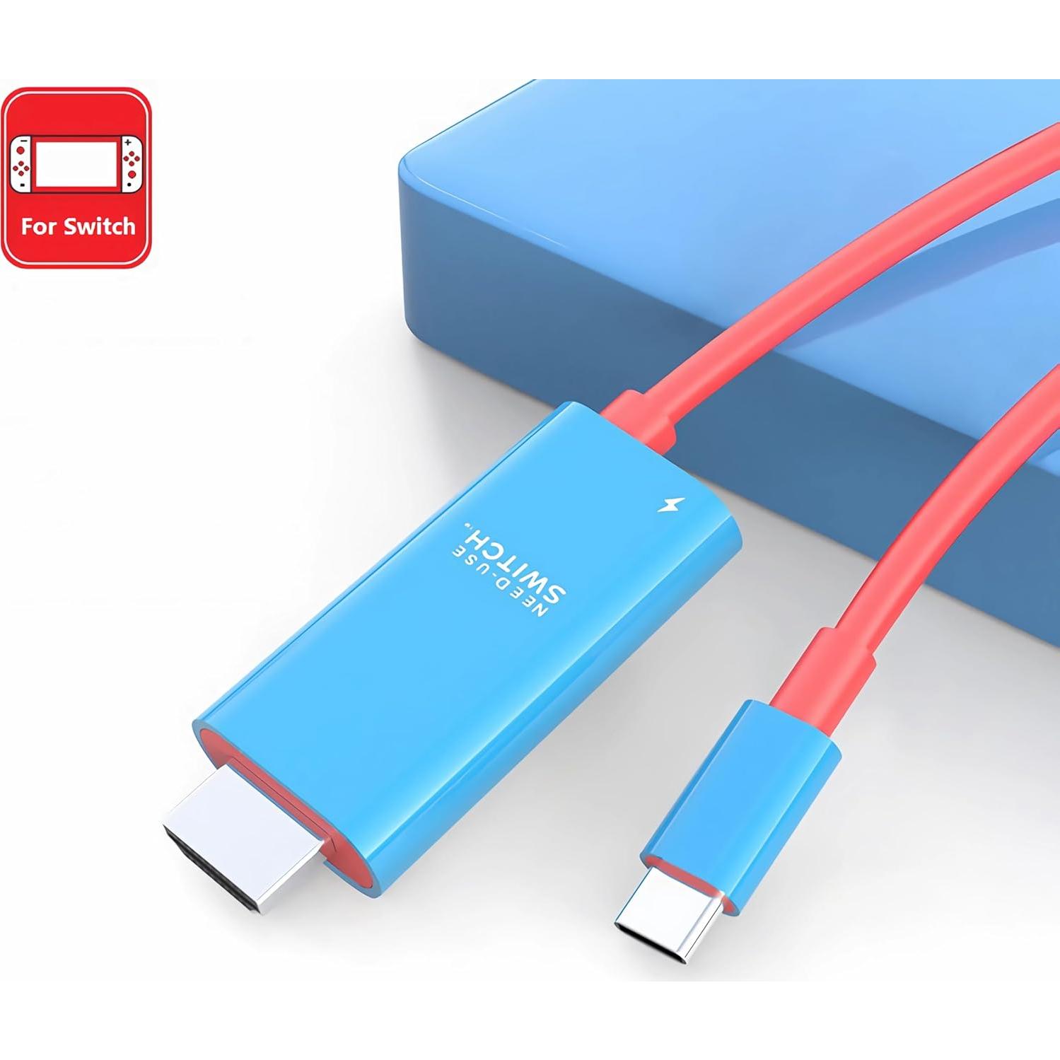 Cable USB-C a HDMI 4K 30Hz CORN para Nintendo Switch