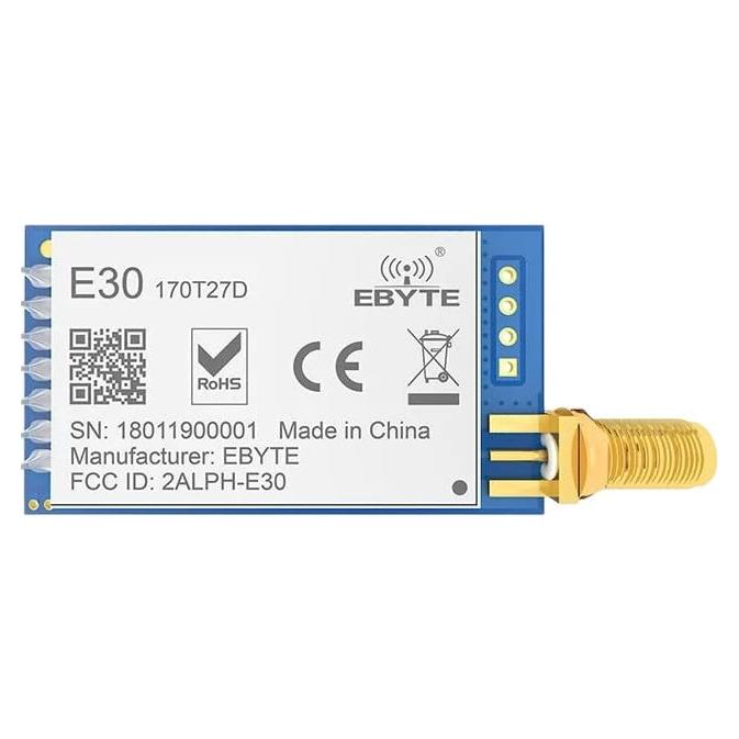 Módulo RF Inalámbrico SI4463 170MHz Transceptor VHF 500mW