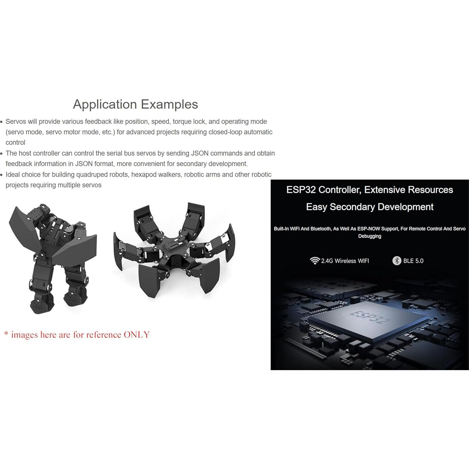 Controlador de Servos por Bus Serial Wonrabai ESP32 para Raspberry Pi