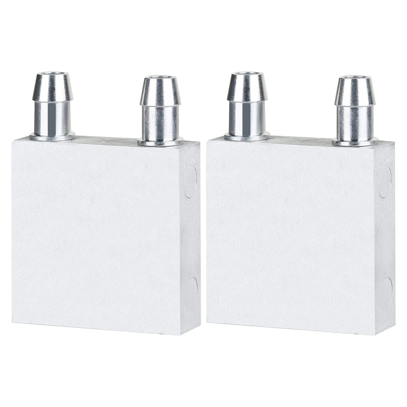Bloque de Enfriamiento de Agua Clyxgs 40x40mm Aluminio 2pcs