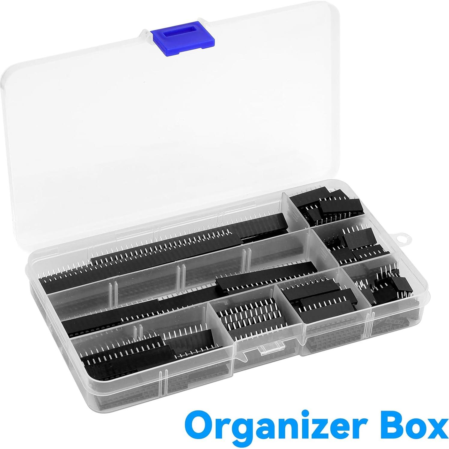 Kit de Conectores de Socket de Encabezado YELUFT 120 Pcs 2.54mm