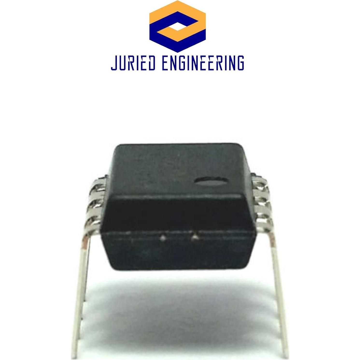 Amplificador Operacional Doble RC4558P Juried Engineering DIP 8 Pines