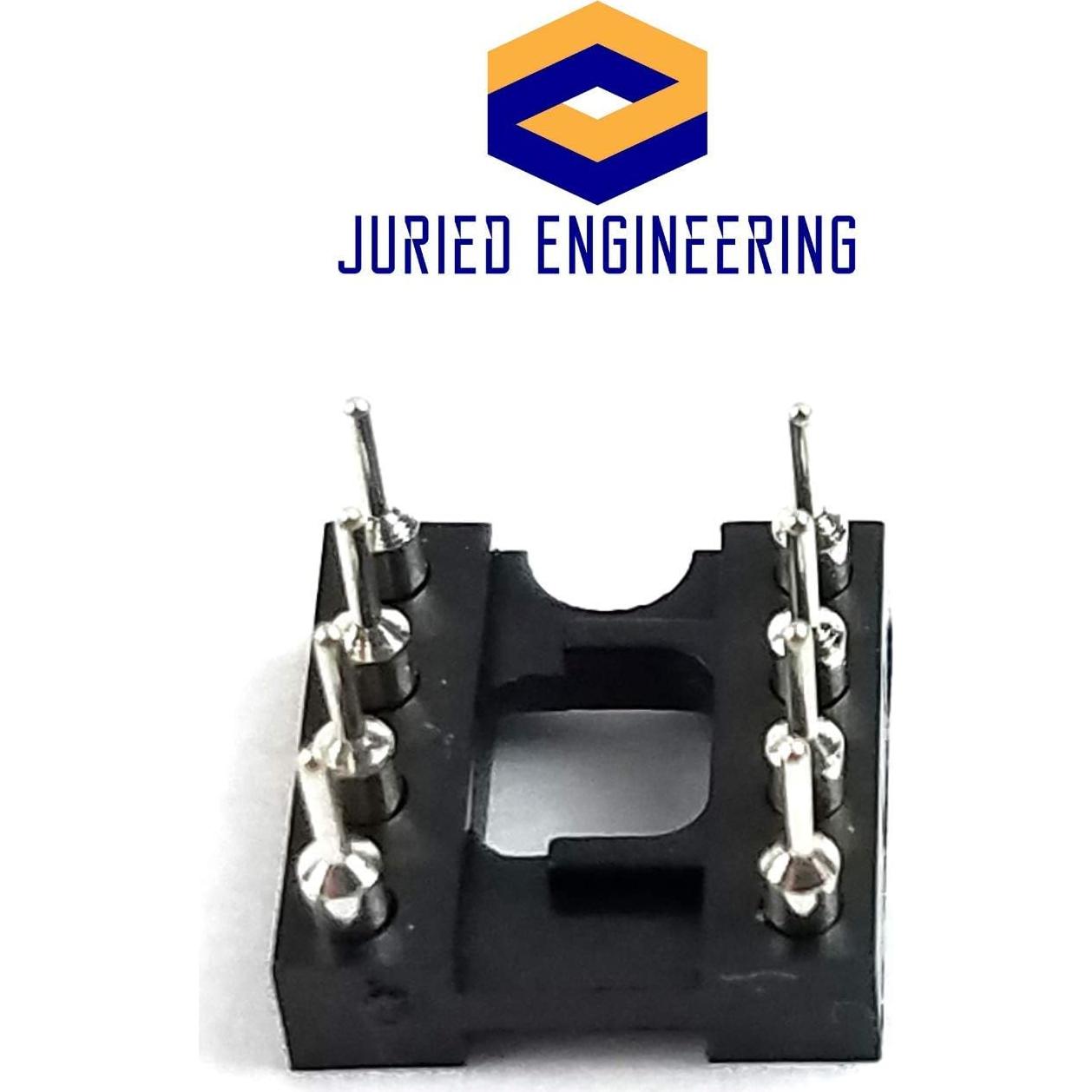 Amplificador Operacional Doble RC4558P Juried Engineering DIP 8 Pines