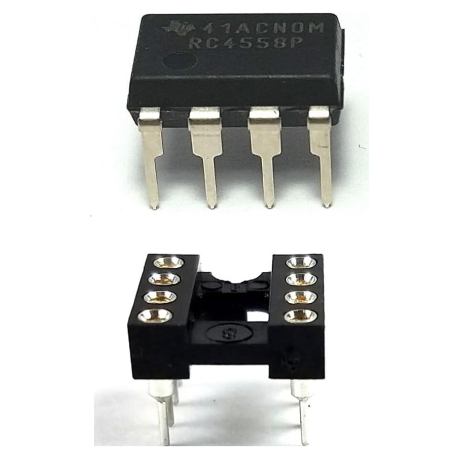 Amplificador Operacional Dual RC4558 Juried Engineering - Paquete de 4