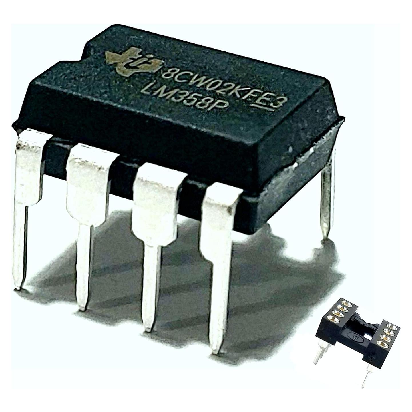 LM358P Amplificador Operacional Dual TI - Paquete de 5