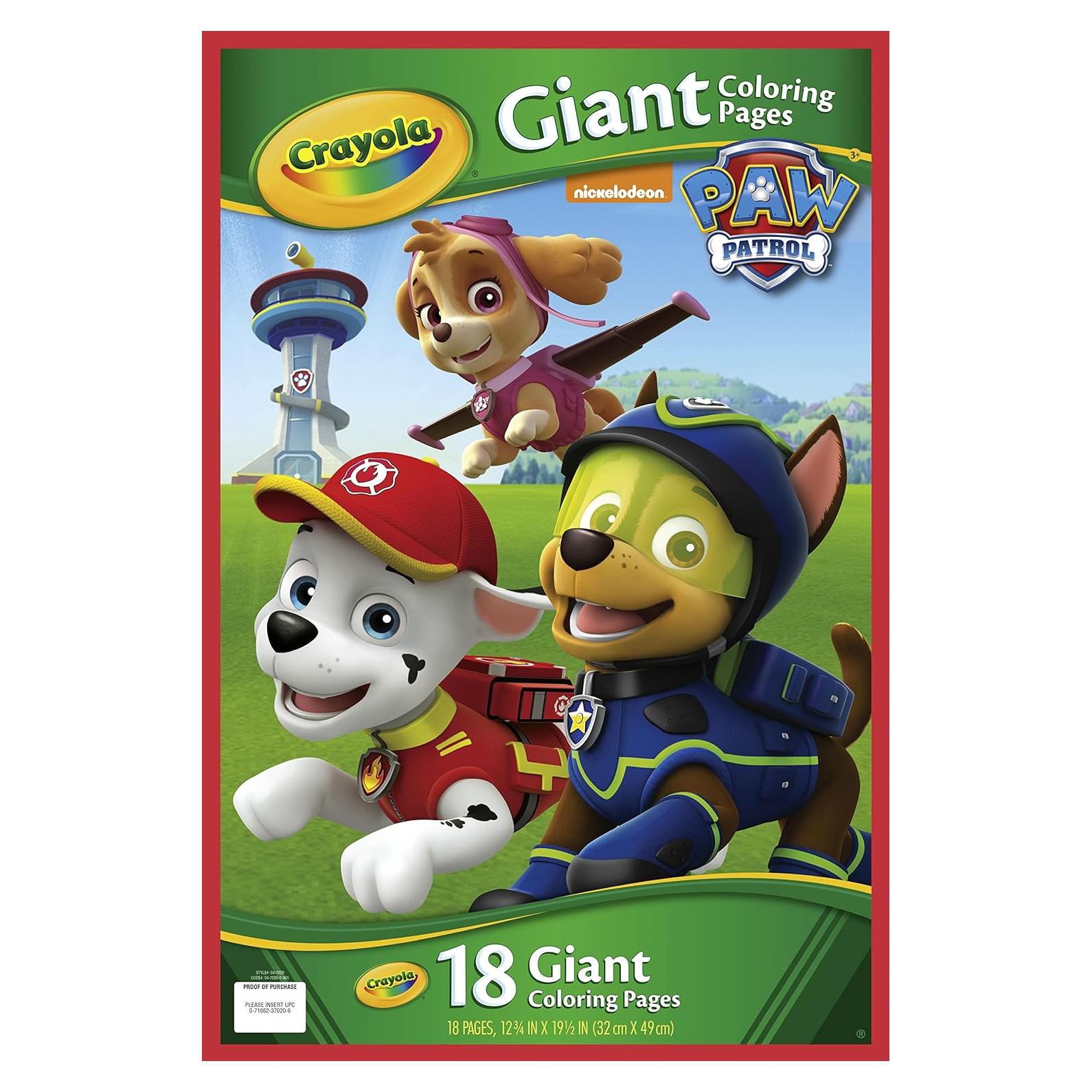 Paw Patrol Giant Coloring Pages