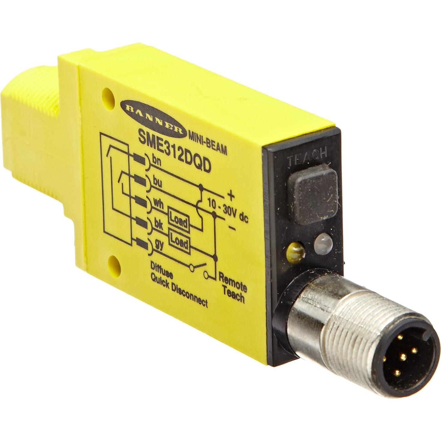 Sensor Fotoeléctrico Banner SME312DQD Modo Difuso 380mm