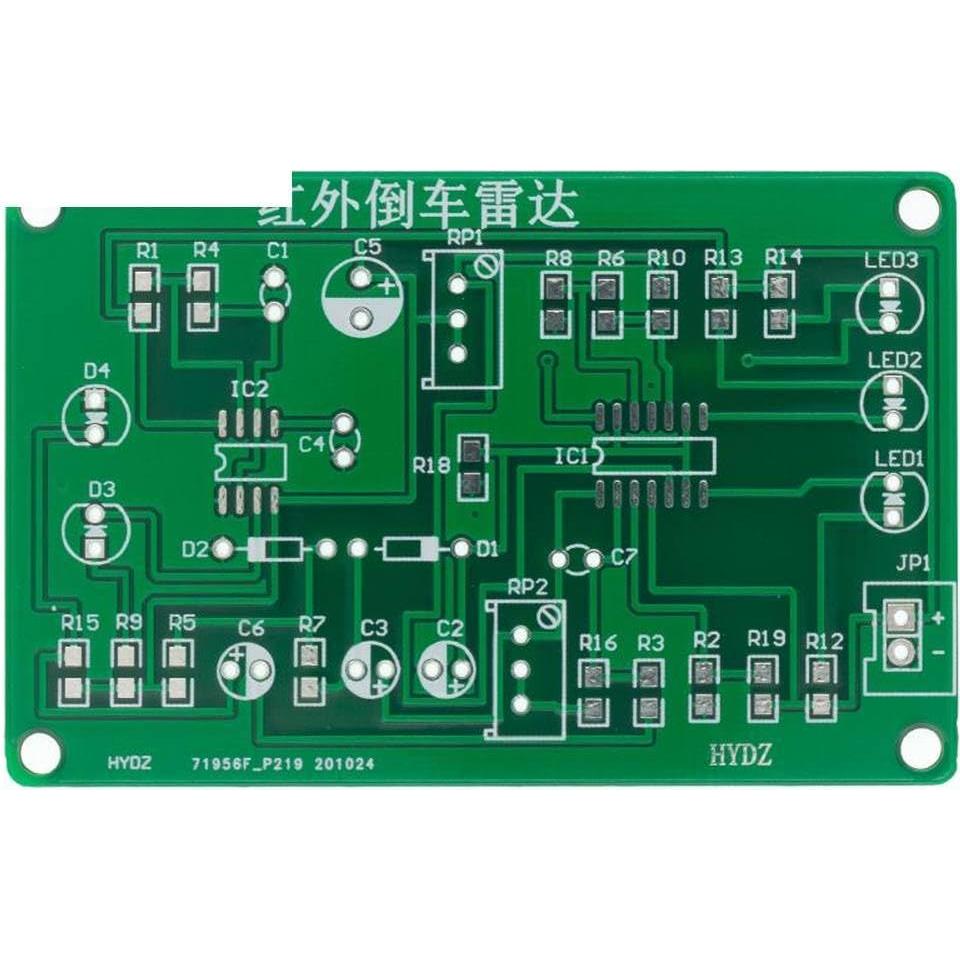 Kit Radar Infrarrojo Reversa Genérico Sensor Evitación Obstáculos
